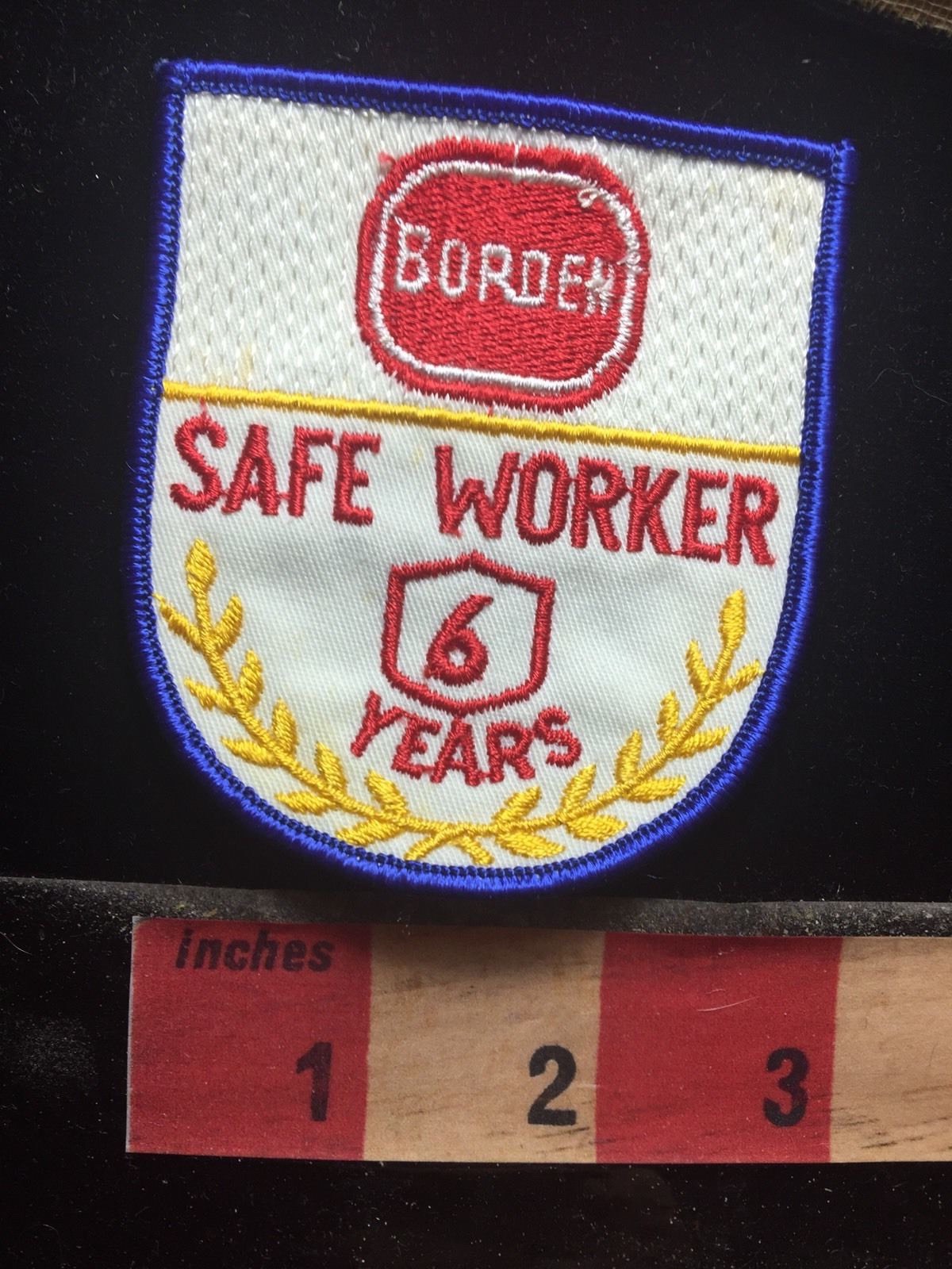 Borden – Dairy – Safe Worker 6 Years Patch C75L