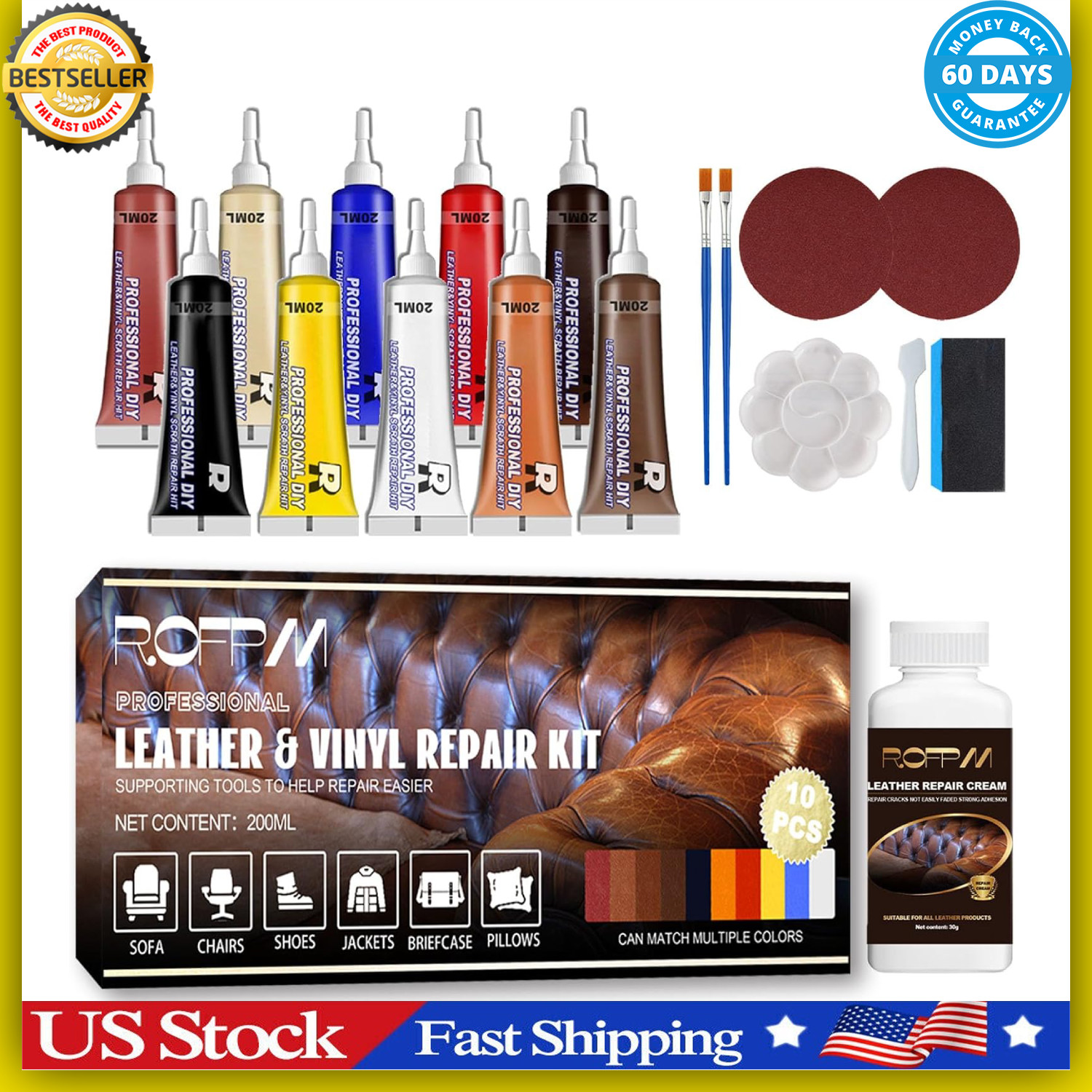 Dashboard Repair Kit Car Vinyl Dash Leather Cracked Furniture Kit Crack Sofa