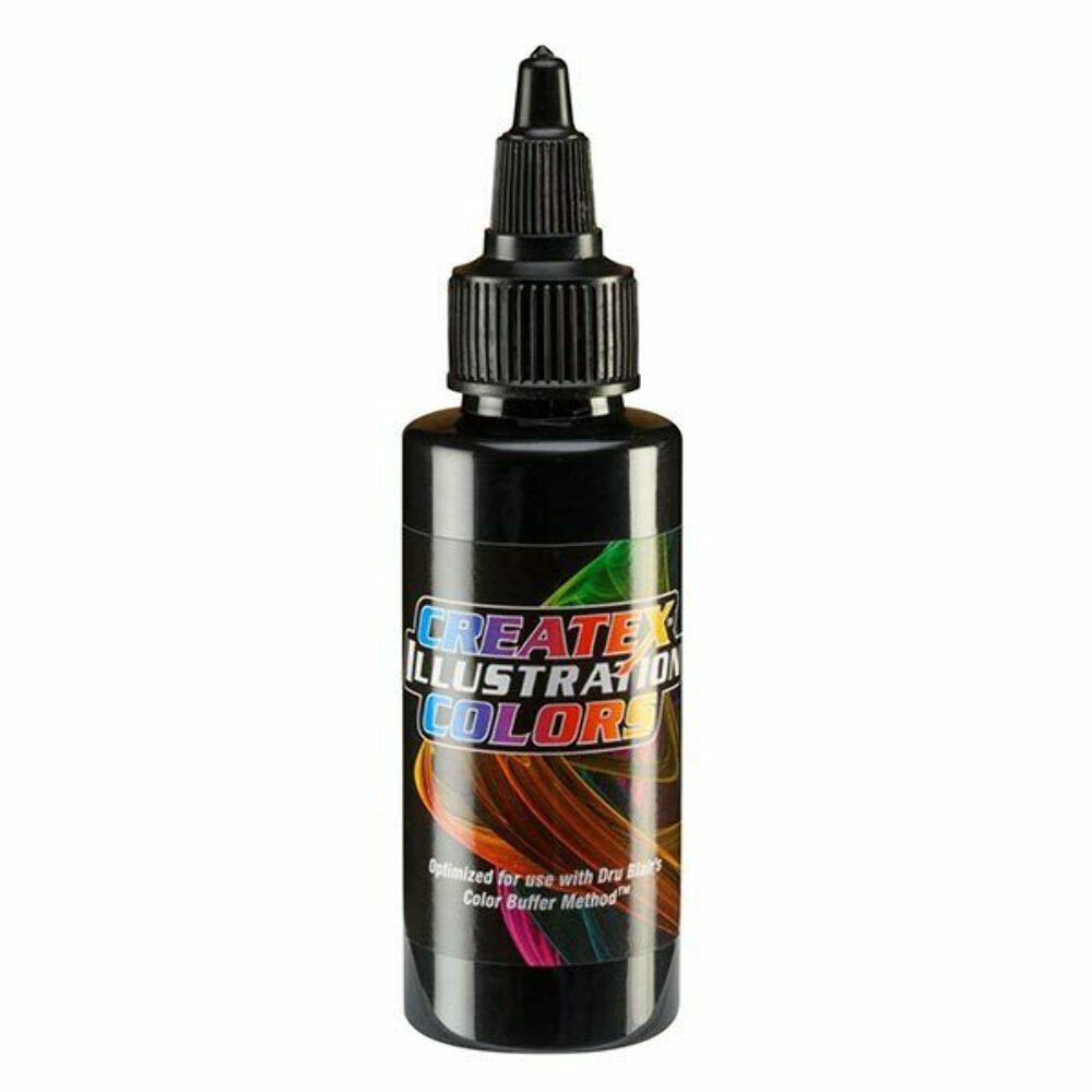 Createx Illustration Colors Opaque Acrylic Airbrush Paint, 2oz Bottle
