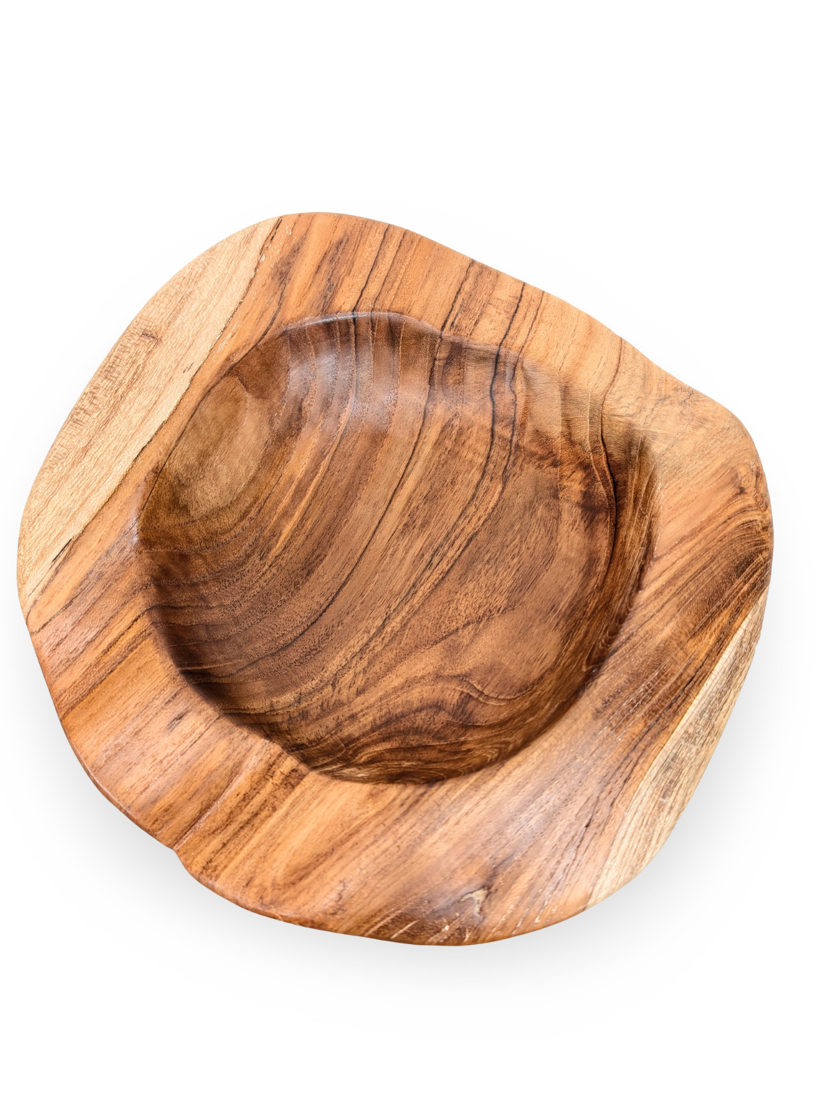 ORGANIC WOOD BOWL, ORGANIC WOOD BOWL, Natural Shape Bowl, Wood Centerpiece Bowl