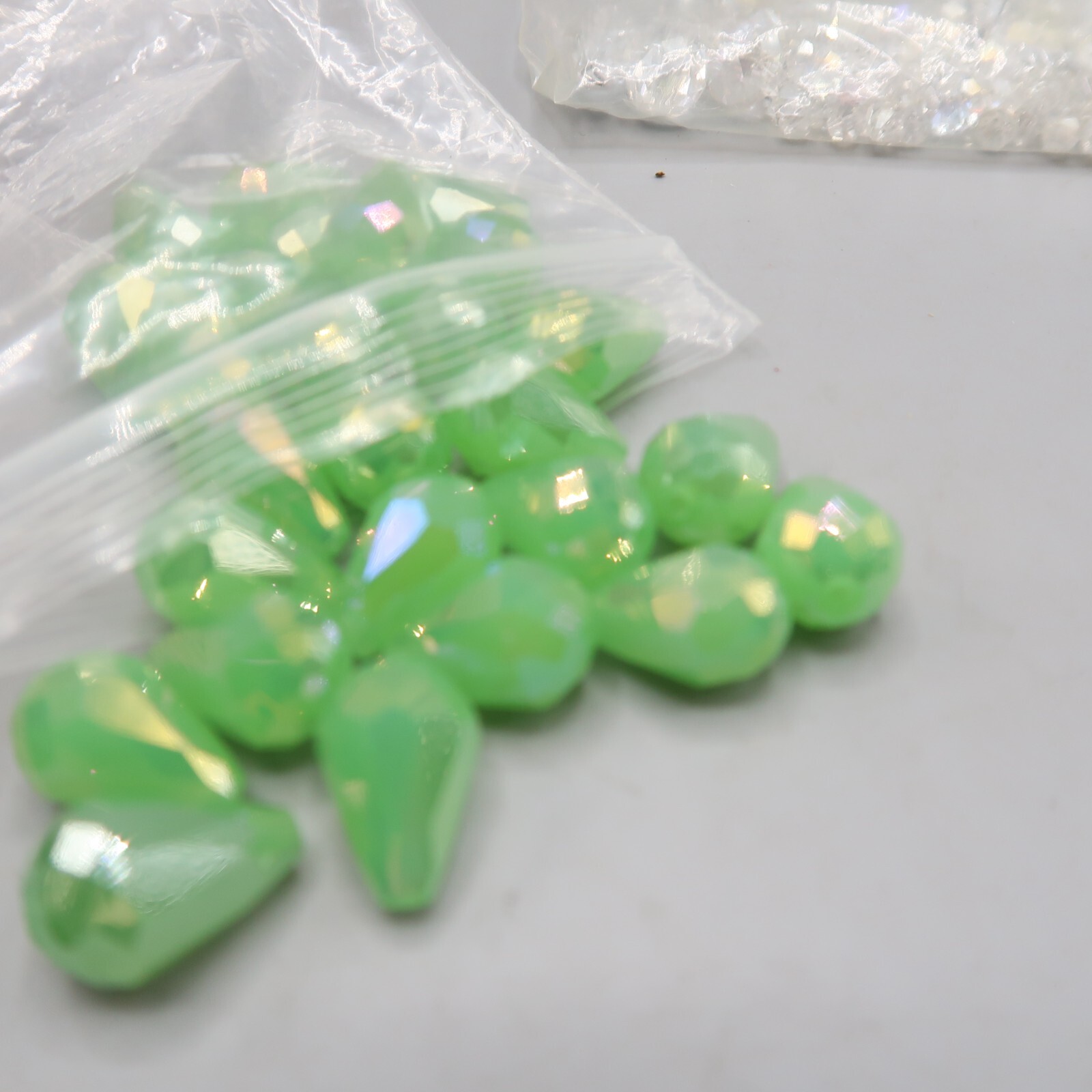 Lot of Teardrop Bicone Crystals Jewlery Making Craft