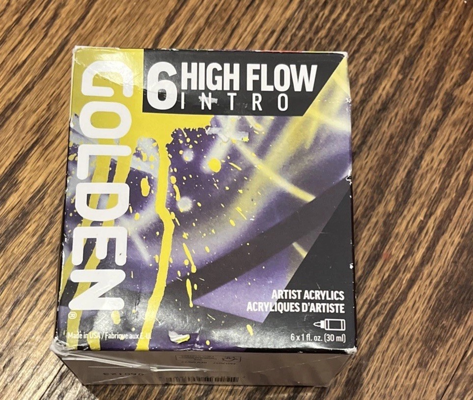 Golden High Flow Acrylics – Intro Colors, 30 ml Bottles, Set of 6