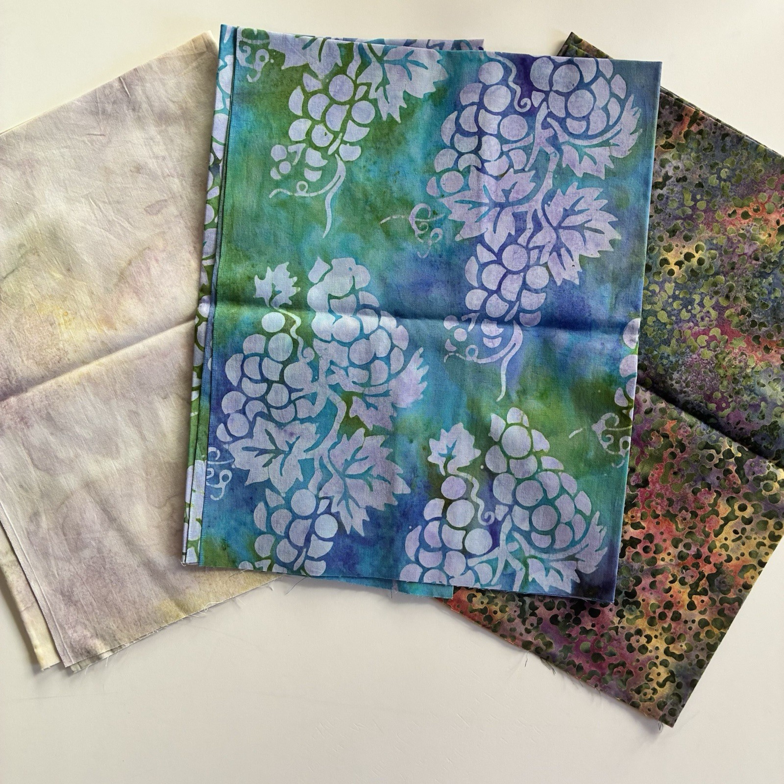 9x Gorgeous Batik Fat Quarters Lot Quilt Shop Quality Hoffman Bali Purples