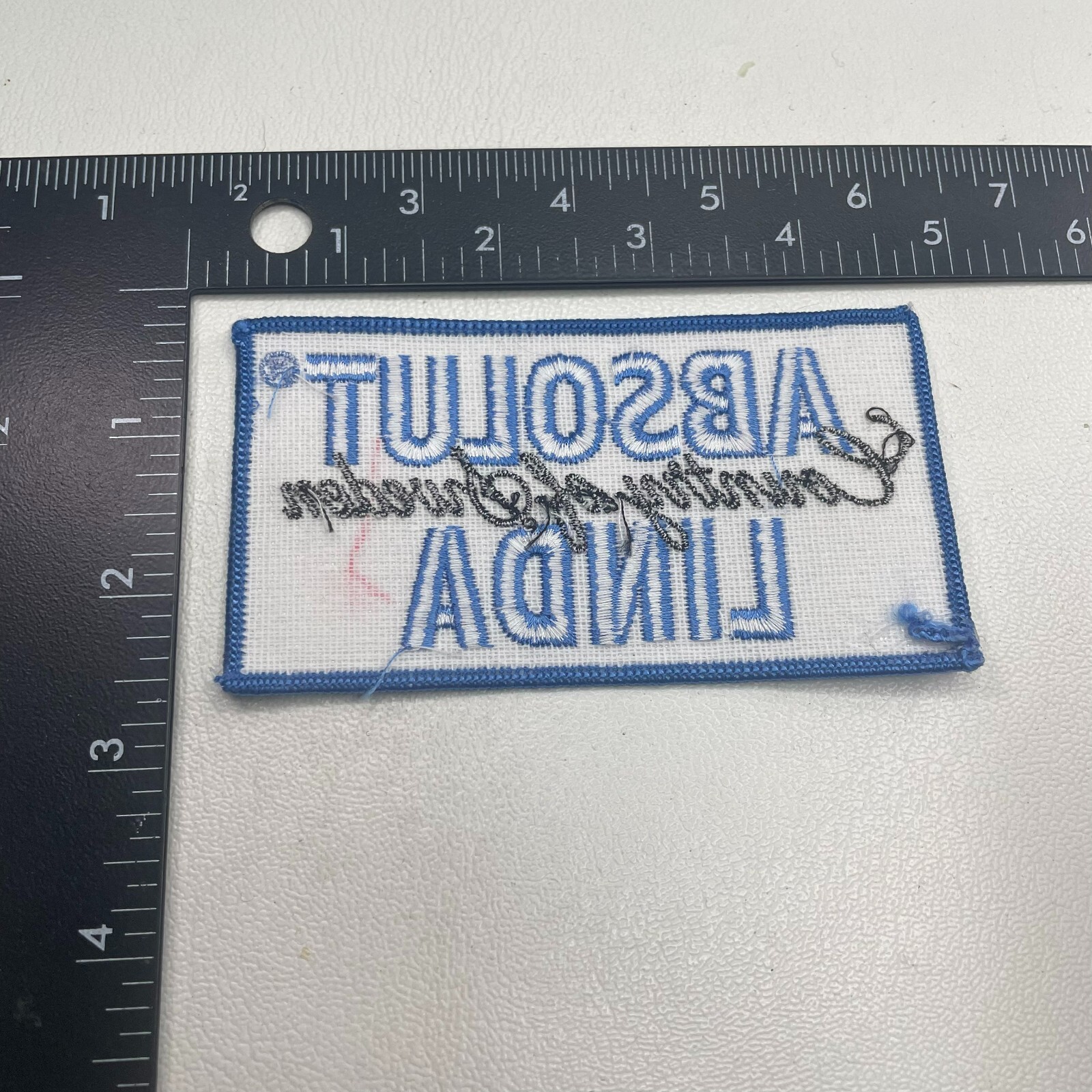ABSOLUTE LINDA COUNTRY OF SWEDEN ABSOLUT VODKA Patch 32Y1