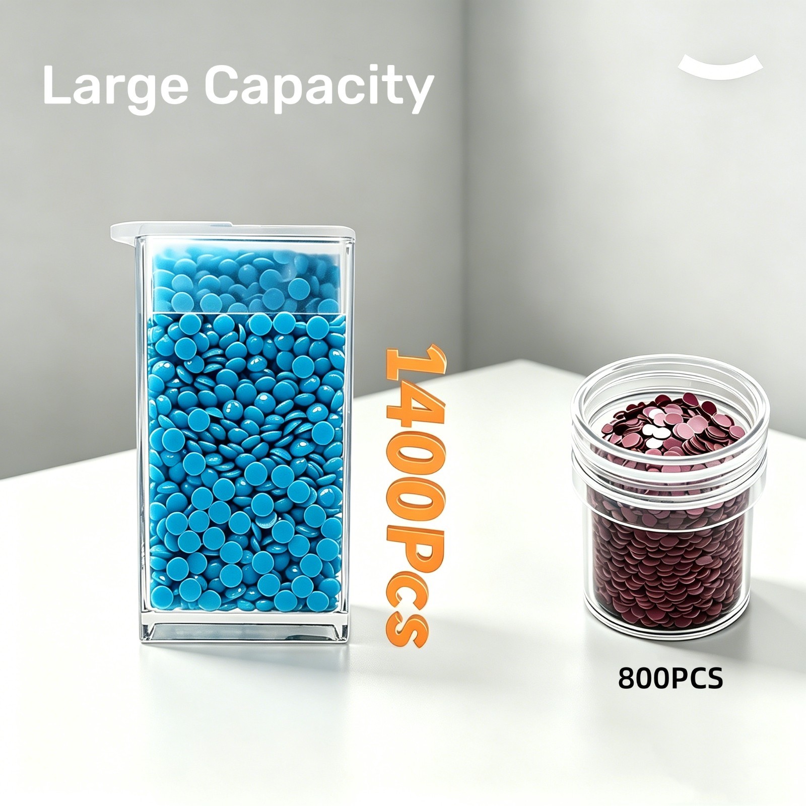 ARTDOT 64 Grids Diamond Painting Storage Containers Box Diamond Art Accessories