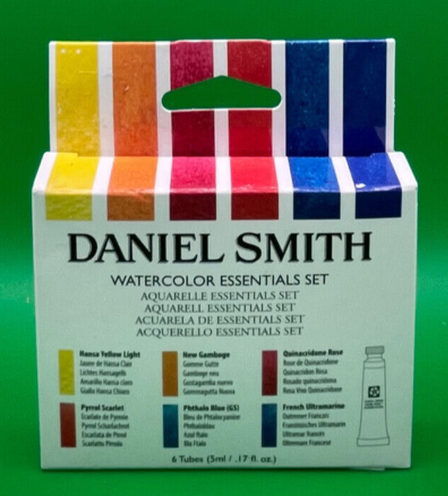 Daniel Smith Watercolor Essentials Set, 6 Tubes 5ml #998