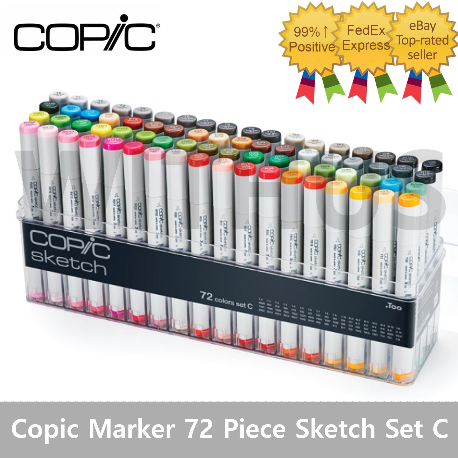 Copic Marker 72 Piece Sketch Set C (Twin Tipped) – Artist Markers Anime Comic