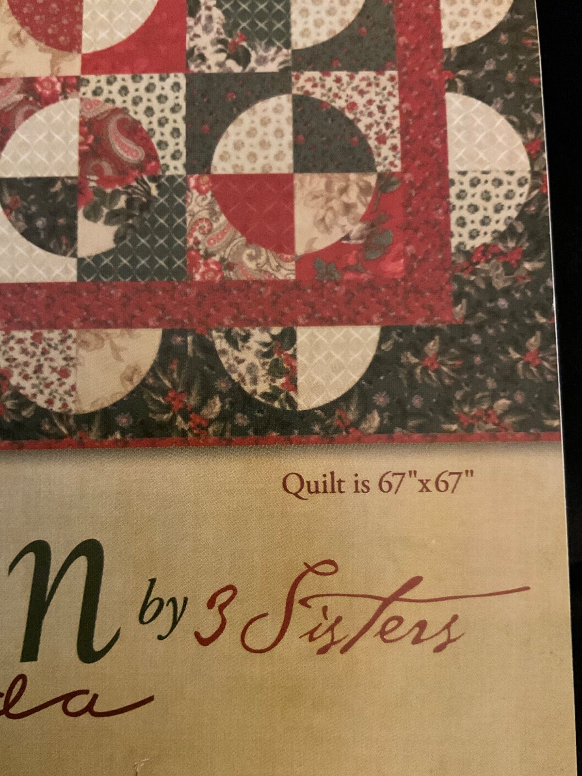 Moda Wintergreen by 3 Sisters Quilt Pattern Instructions and Templates