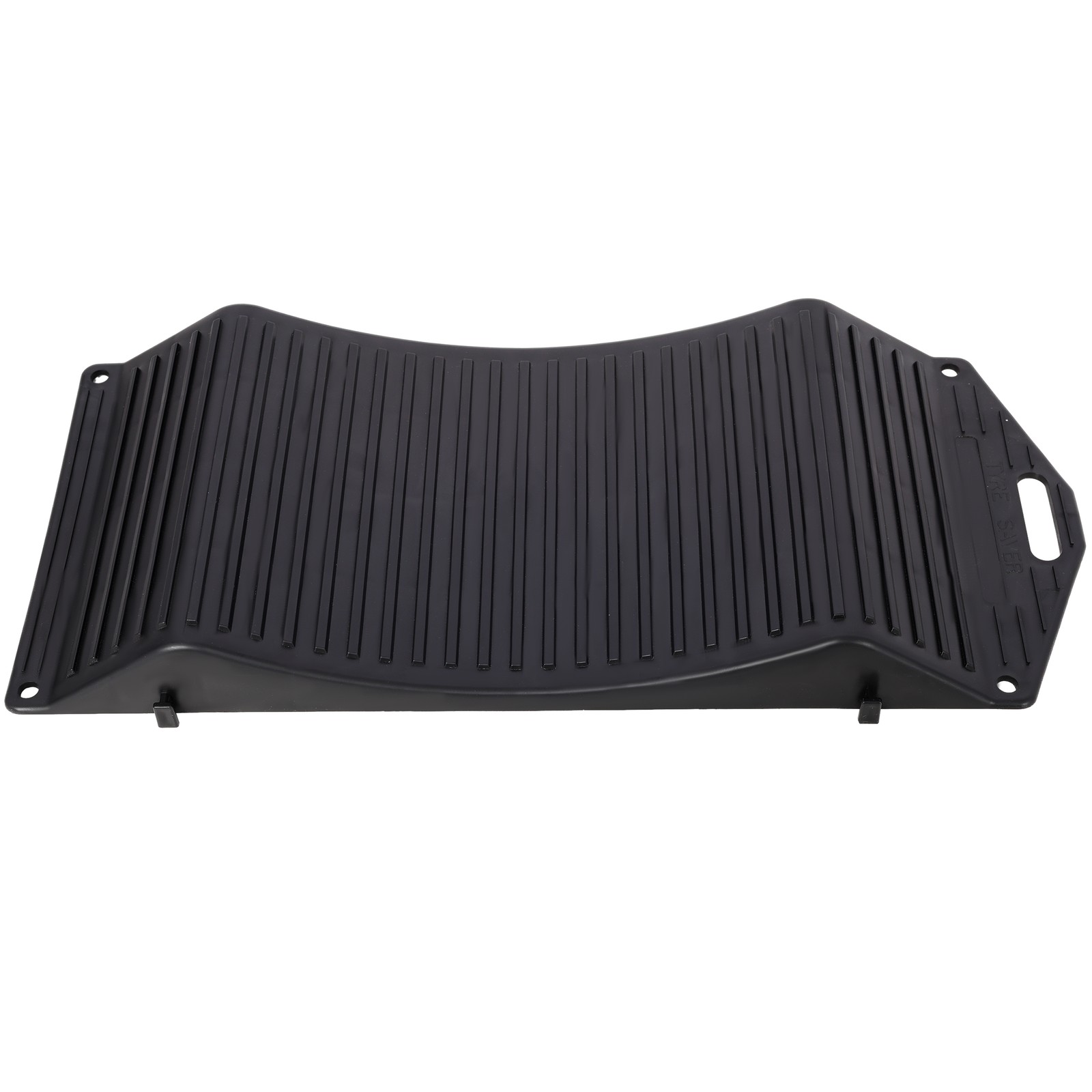 4 Pack Black Anti-Slip Hard Plastic Tire Saver Ramps