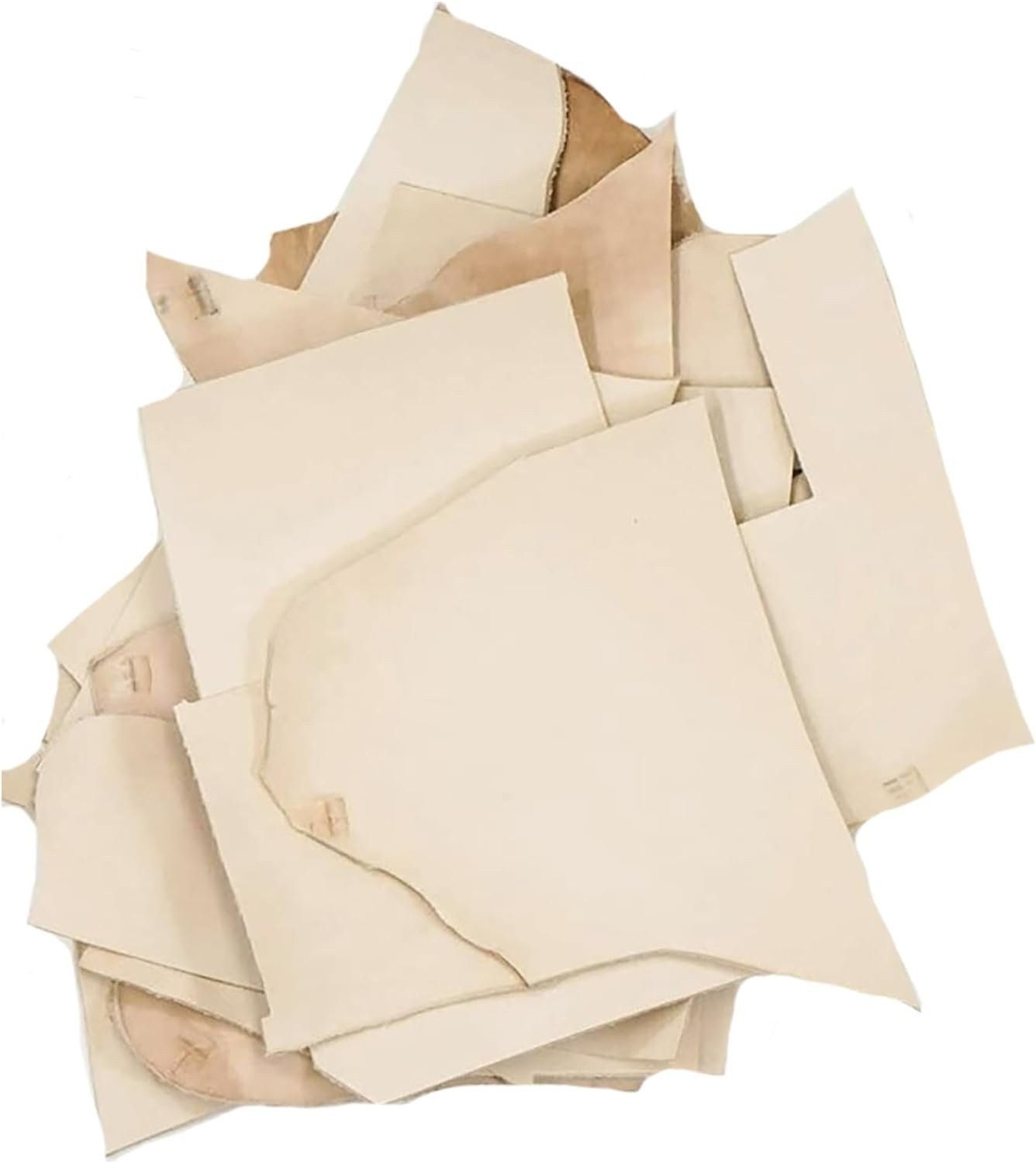 ELW Vegetable & OilTanned Leather Scraps 2-15 oz (1.4-6mm) 1-30 lb Sizes