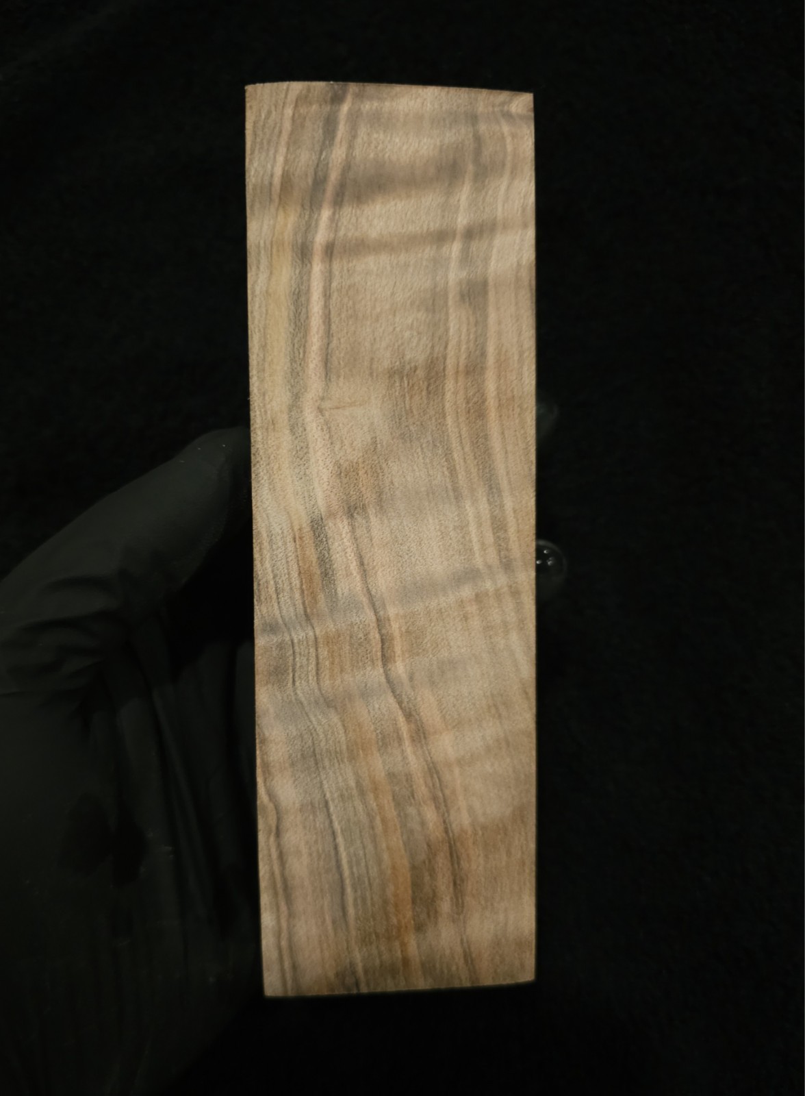 Stabilized Curly Ambrosia Maple Block – Knife Scales/Pen Blanks
