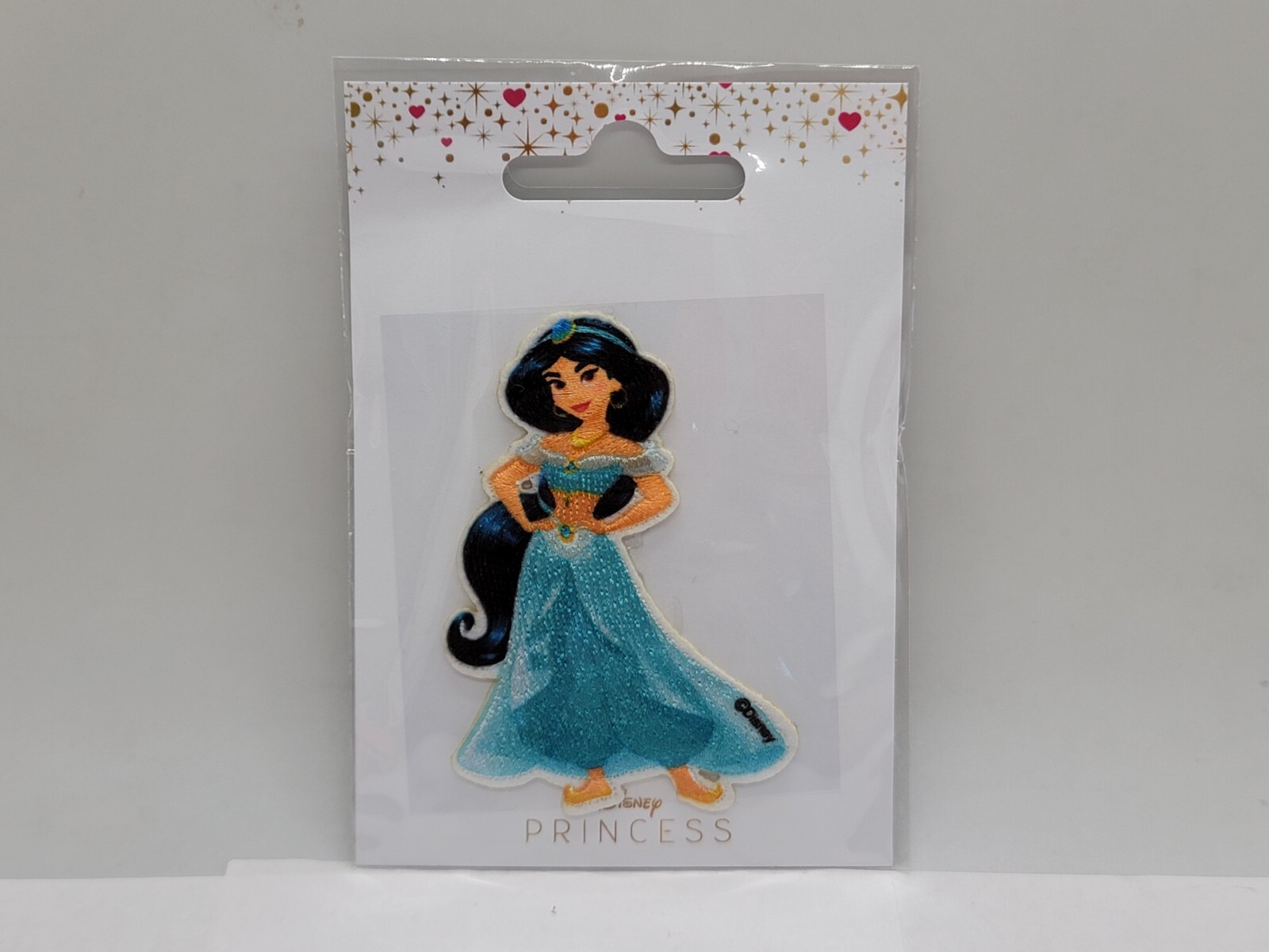 Disney Princess Iron on Patch Aladdin Princess Jasmine w/Turquoise Bandeau New