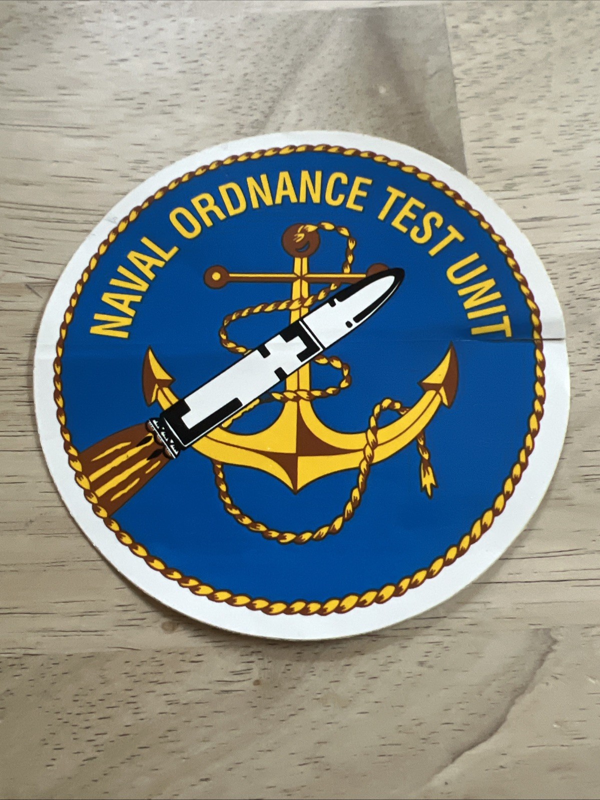 VTG Navel Ordinance test unit sticker