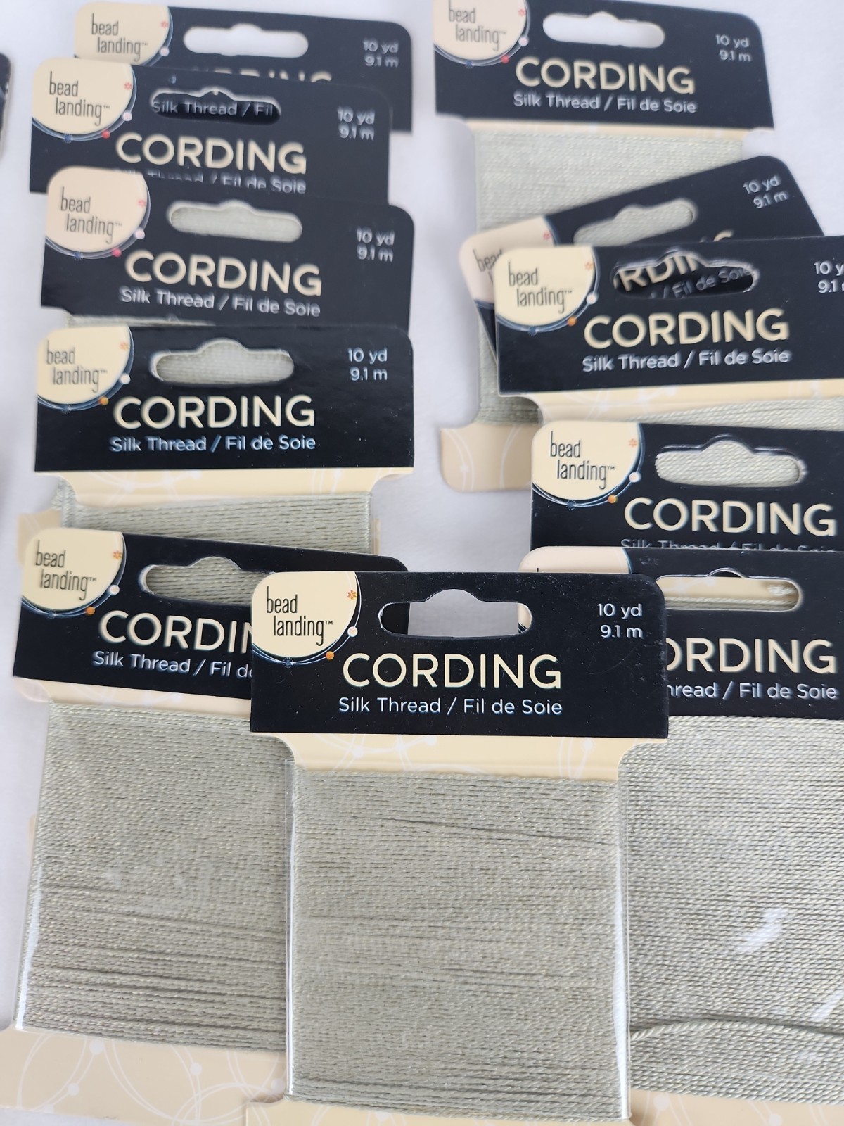 Lot Of 17 Packs Silk Thread Cording