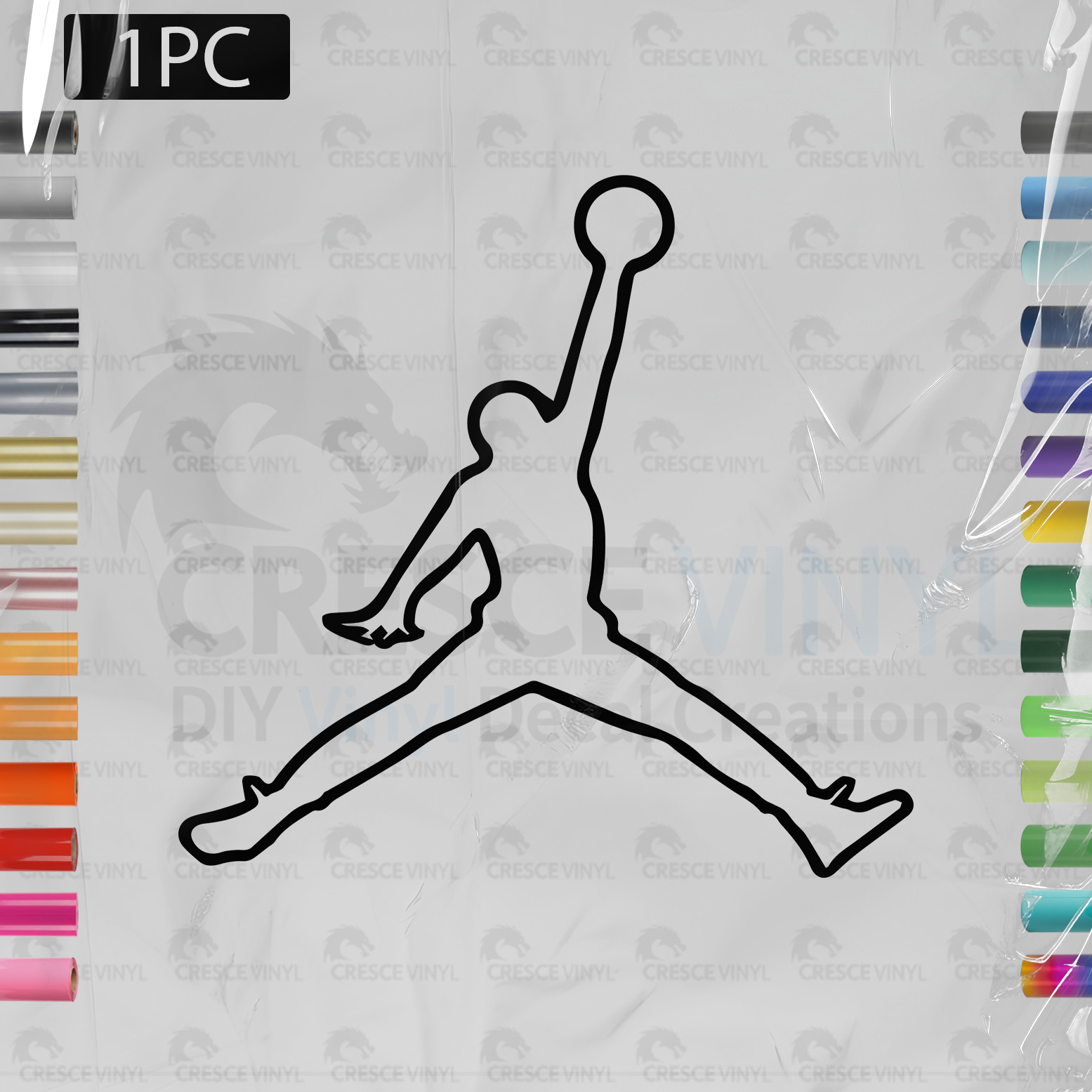 Ready to Apply DIY Made to Order Iron On Custom Ready toVinyl Decal OUTLINE