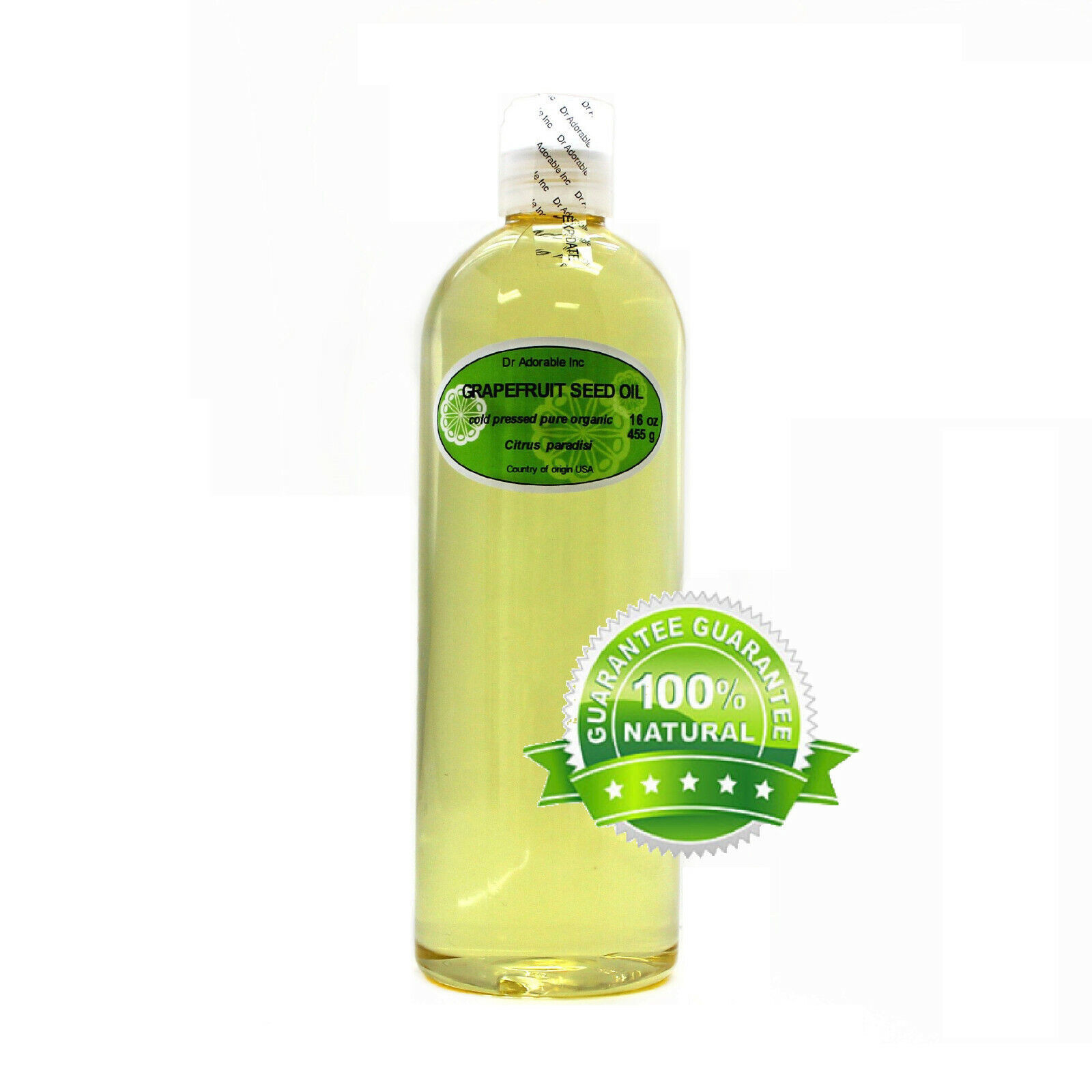 16 Oz Premium Pure Organic Cold Pressed Best Grapefruit Seed Oil Multi Purpose