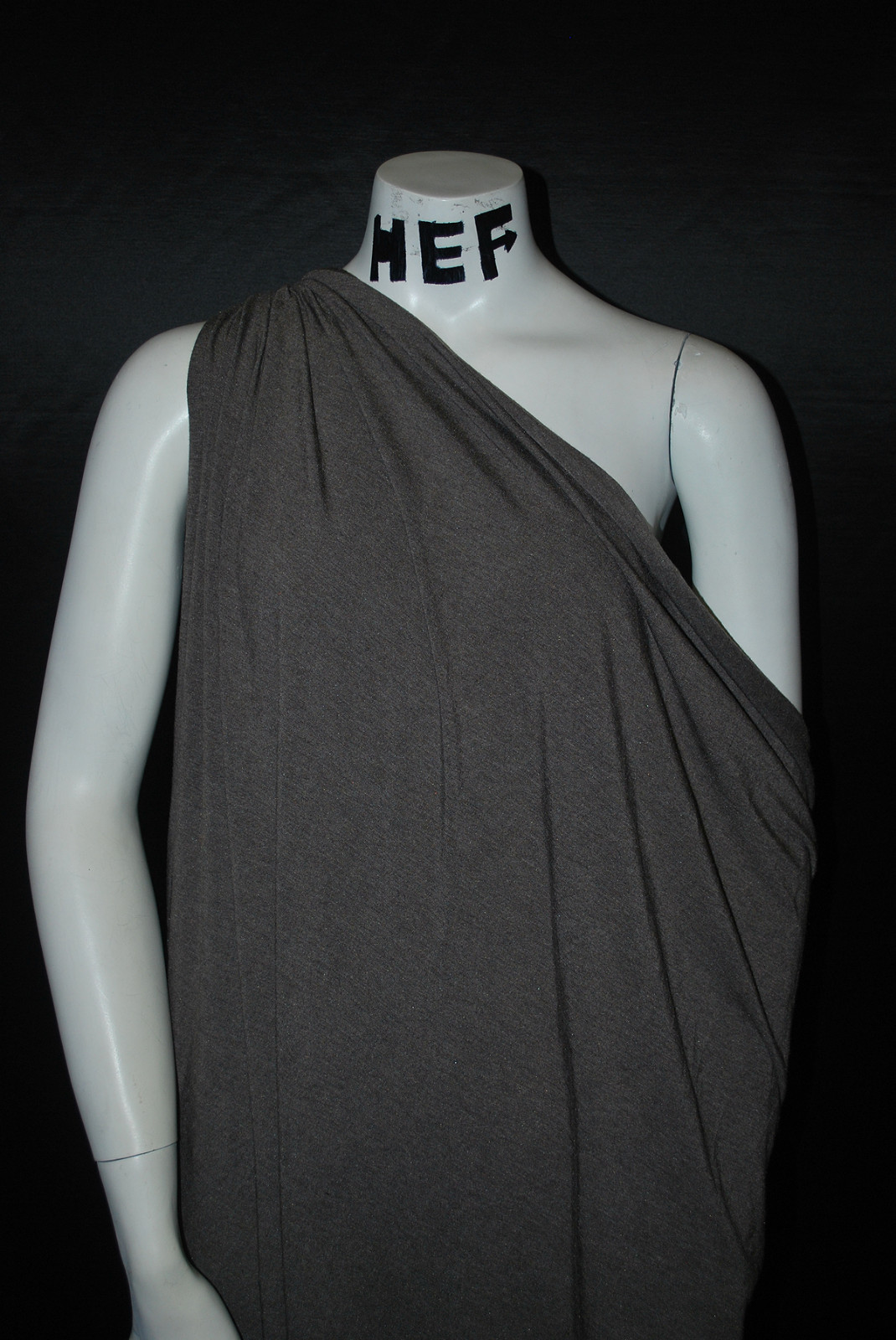 Modal 4 ways Spandex Jersey Premium Knit Fabric Eco-Friendly Heather Brown11oz
