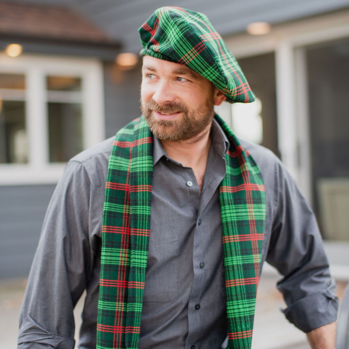 Homespun Wool Blend Tartan Fabric – By the Yard.
