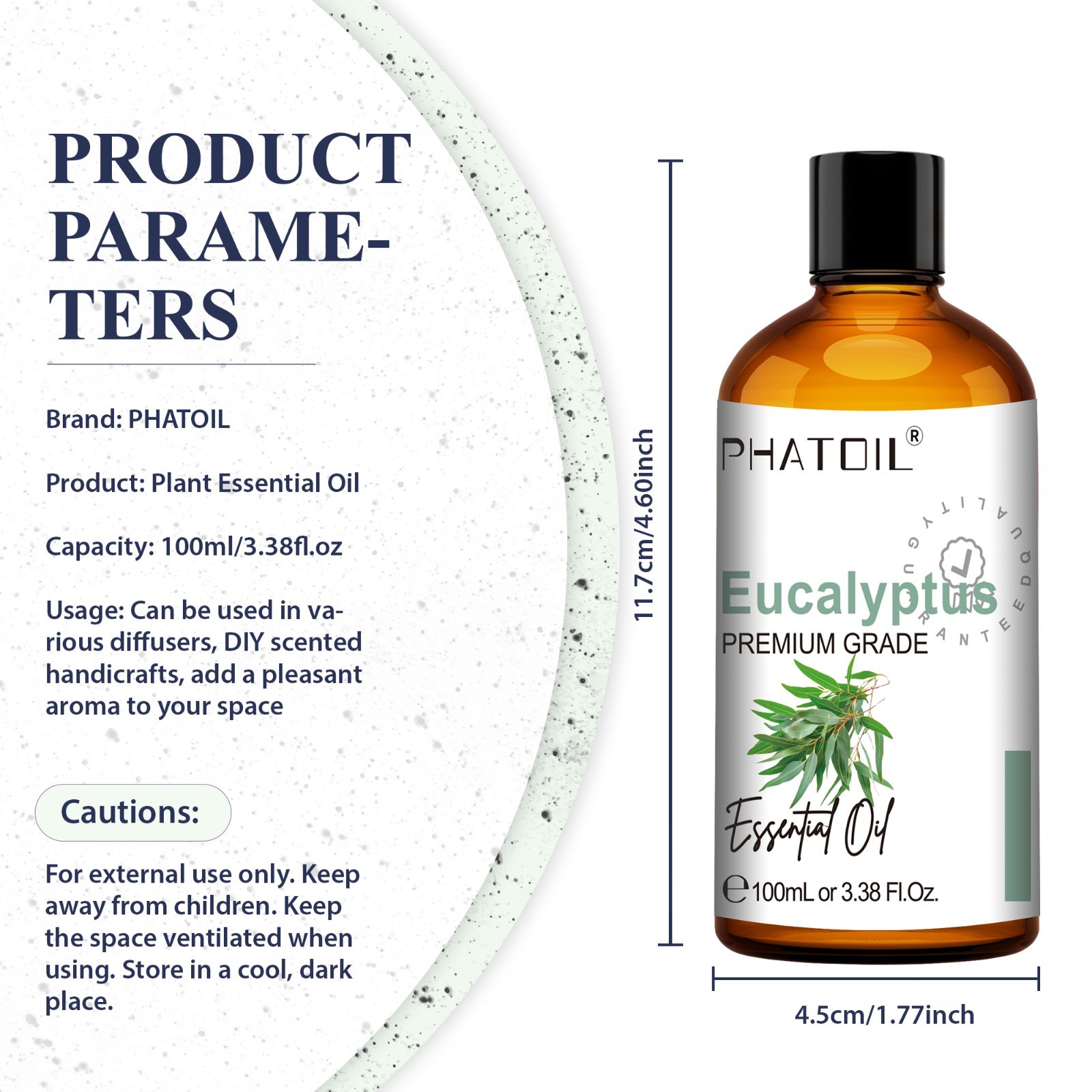 100ml Pure Eucalyptus Essential Oils Aromatherapy Essential Oil For Diffusers