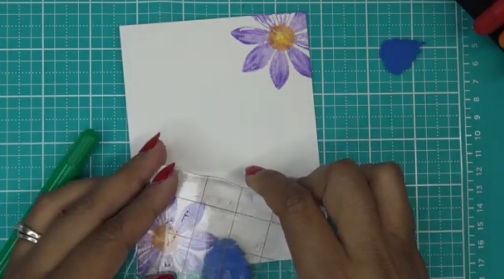 Diamond Press Mega Marker and Ink Kit with Gingham blue Storage Bag NWT