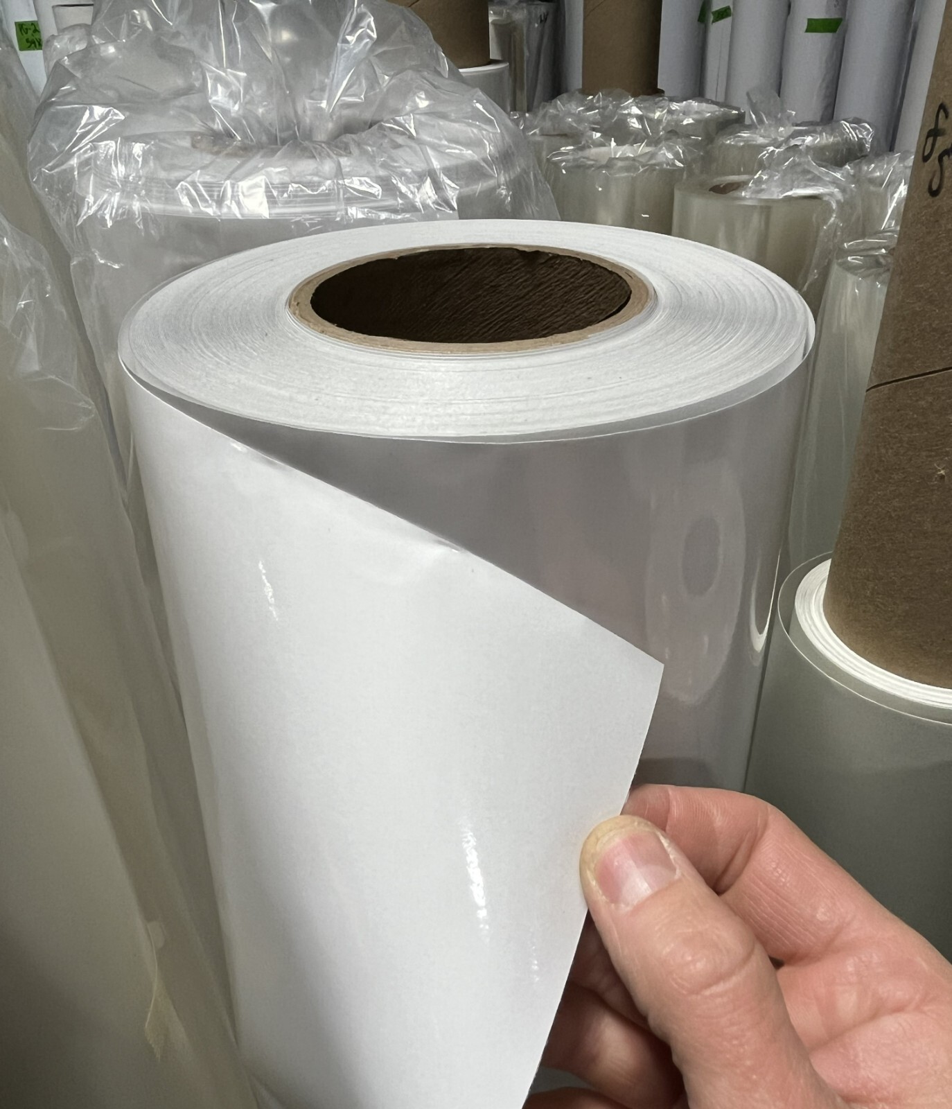 6.0mil Gloss Clear Semi-Rigid Decal Sticker Self-Adhesive Vinyl Solvent & Latex