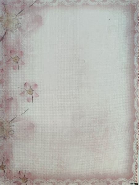 Soft Embrace Designer Printed AIDA Fabric. Canvas for embroidery with an appl…