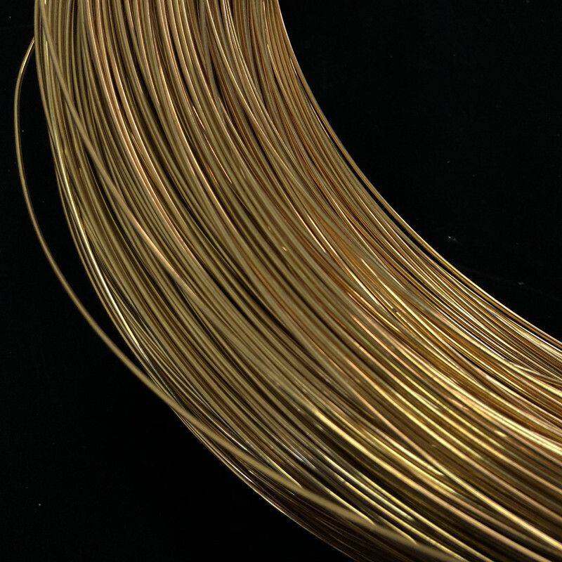 Brass Round Wire Bare Unplated Ø0.3mm – 5mm Diameter Jewelry Making / Wire Craft