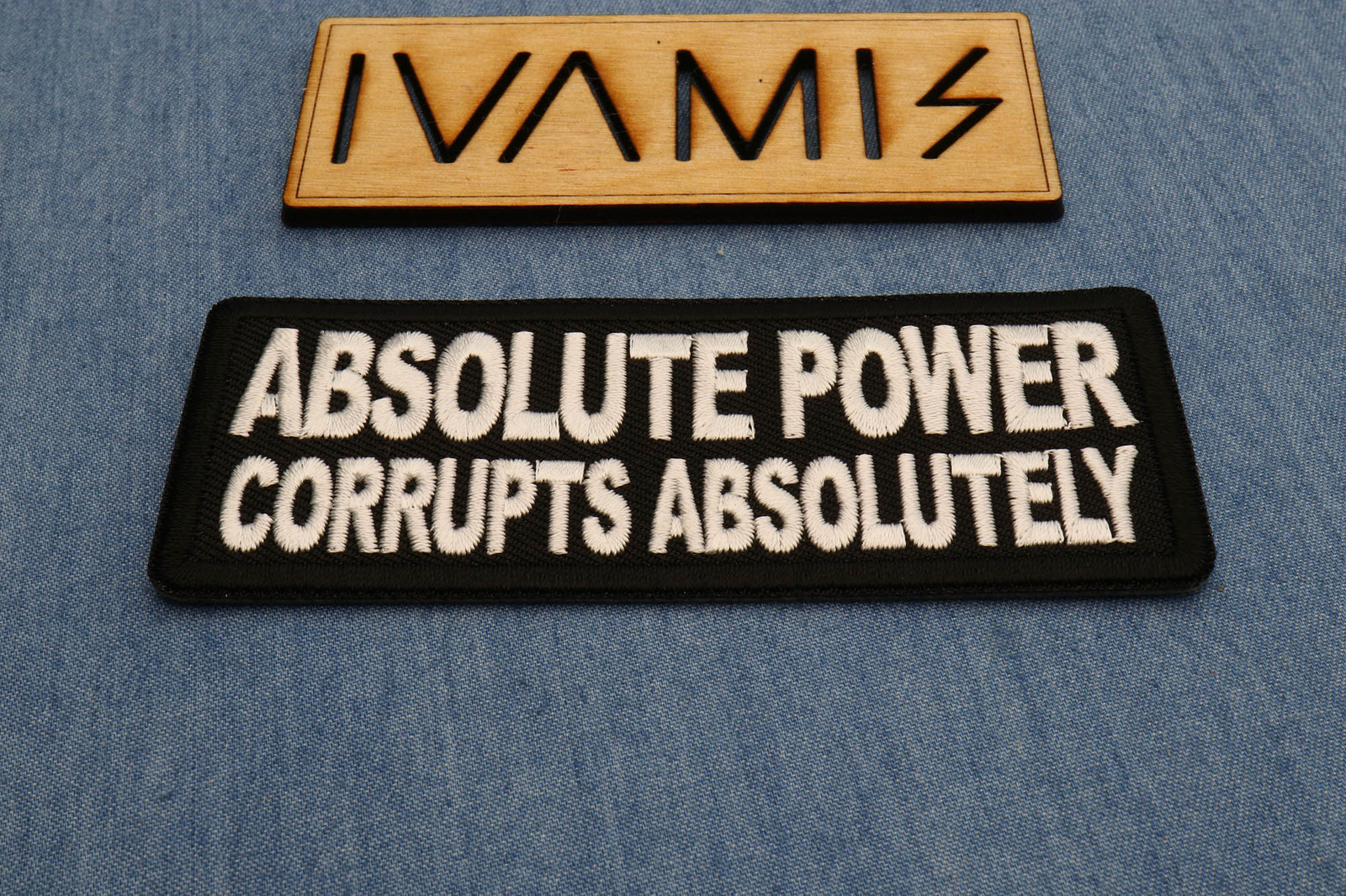 Absolute Power Corrupts Absolutely Patch- 4×1.5 inch – P7726