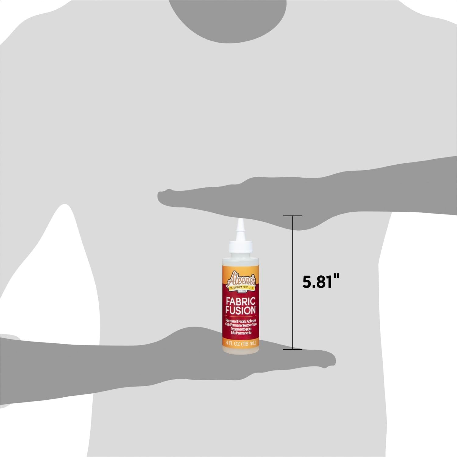 Durable Fabric Fusion Glue 4 oz – Ideal for Hems, Patches, and Creative Projects