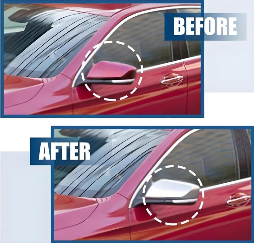 Chrome Side Mirror Cover Caps Fit for 2014-2020 Chevy Impala Exterior Overlay