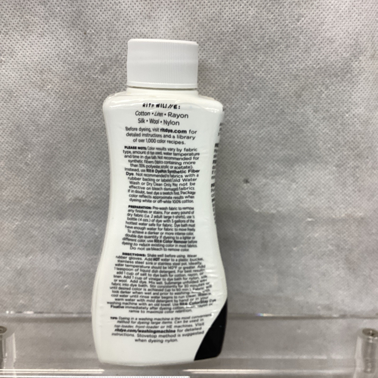 NEW Rit Black All Purpose Dye 8.0 oz. SEALED