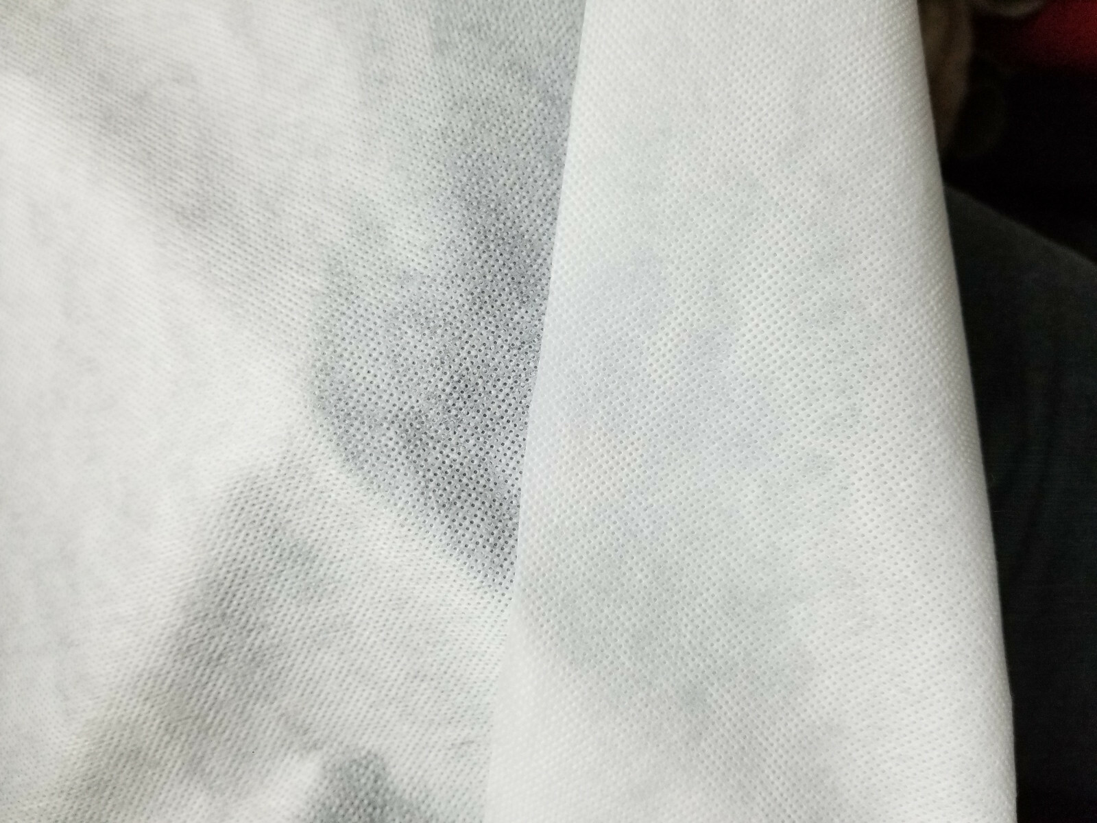 White Medium , Weight Fusible Interfacing Fabric 60″ wide x 3 yards continuous.