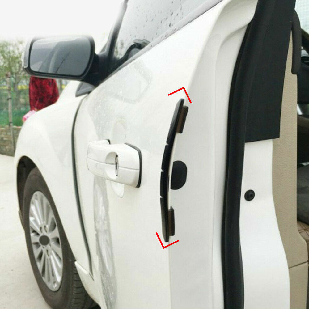4x Car Door Edge Anti-Scratch Guard Bumper Protector Moulding Strip Accessories