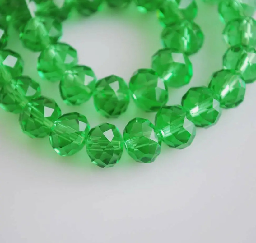 4mm 6mm 8mm 10mm 12mm Rondelle crystal Loose spacer beads Jewelry Making Crafts