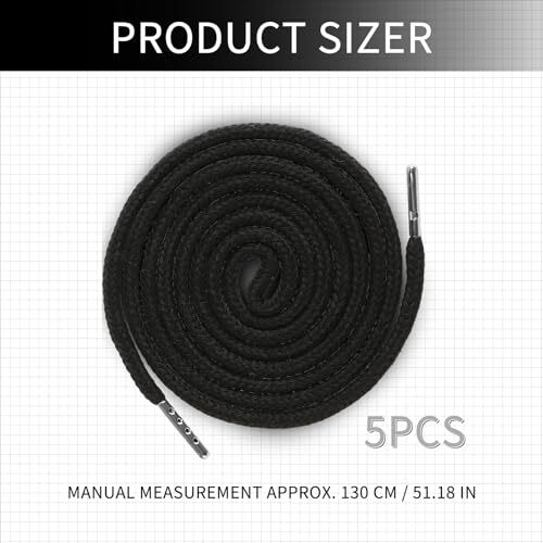 5 Pcs Drawstring Cords Replacement for Sweatpants Shorts Pants Jackets Coats