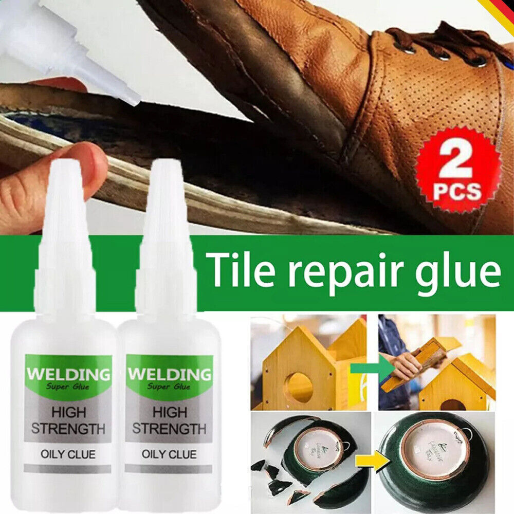 2 Pack Multifunctional Welding High-Strength Oily Glue Universal Super Glue 50g