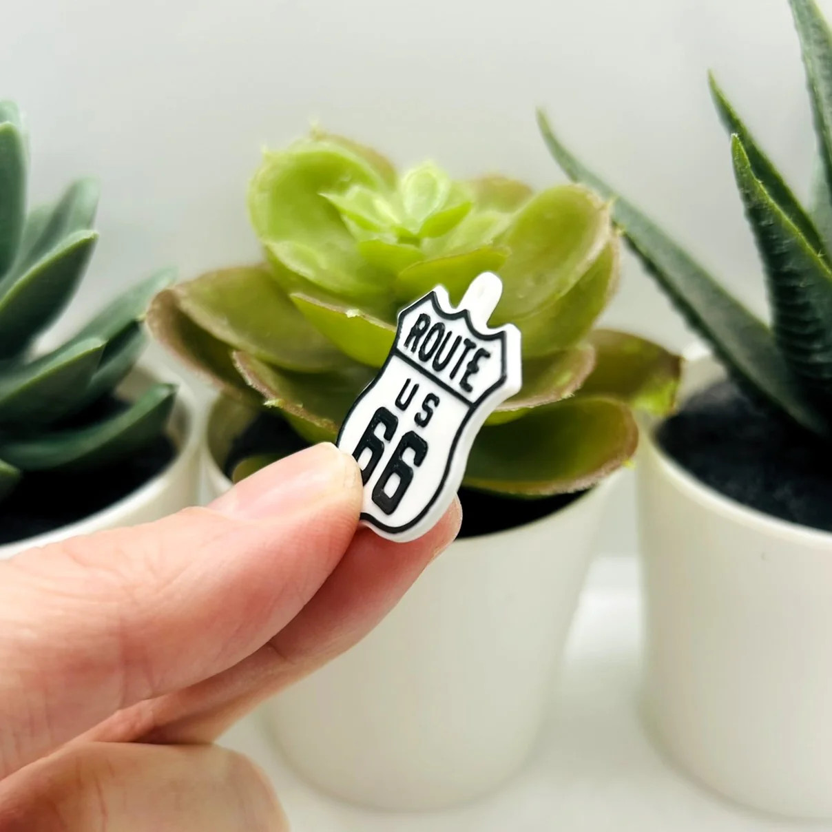 Route 66 Sign Charms, 25x28mm – US Seller
