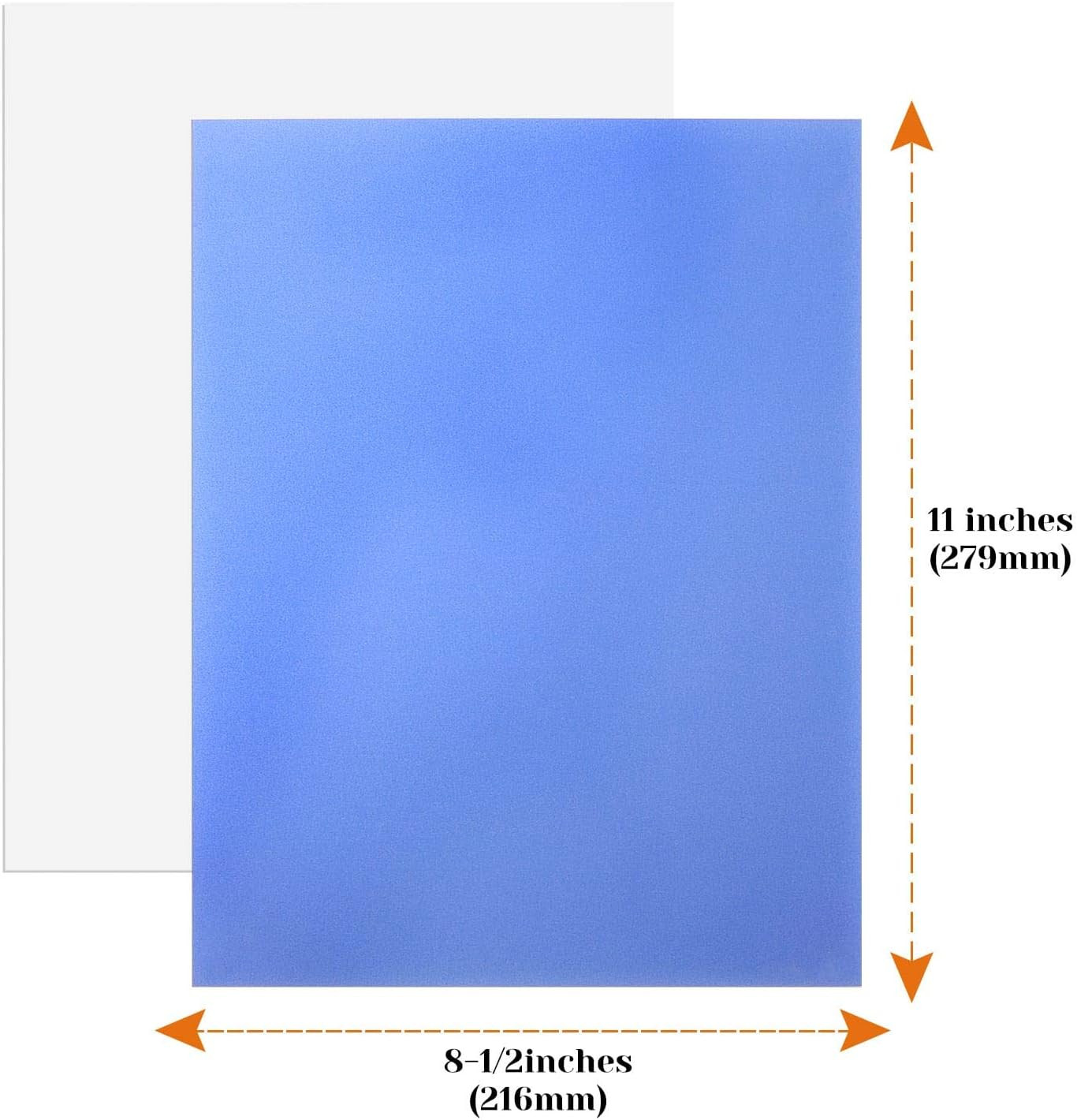 Colored Vellum Paper 8.5 x 11 Cridoz 9 Colors Transparent Clear Vellum Paper …