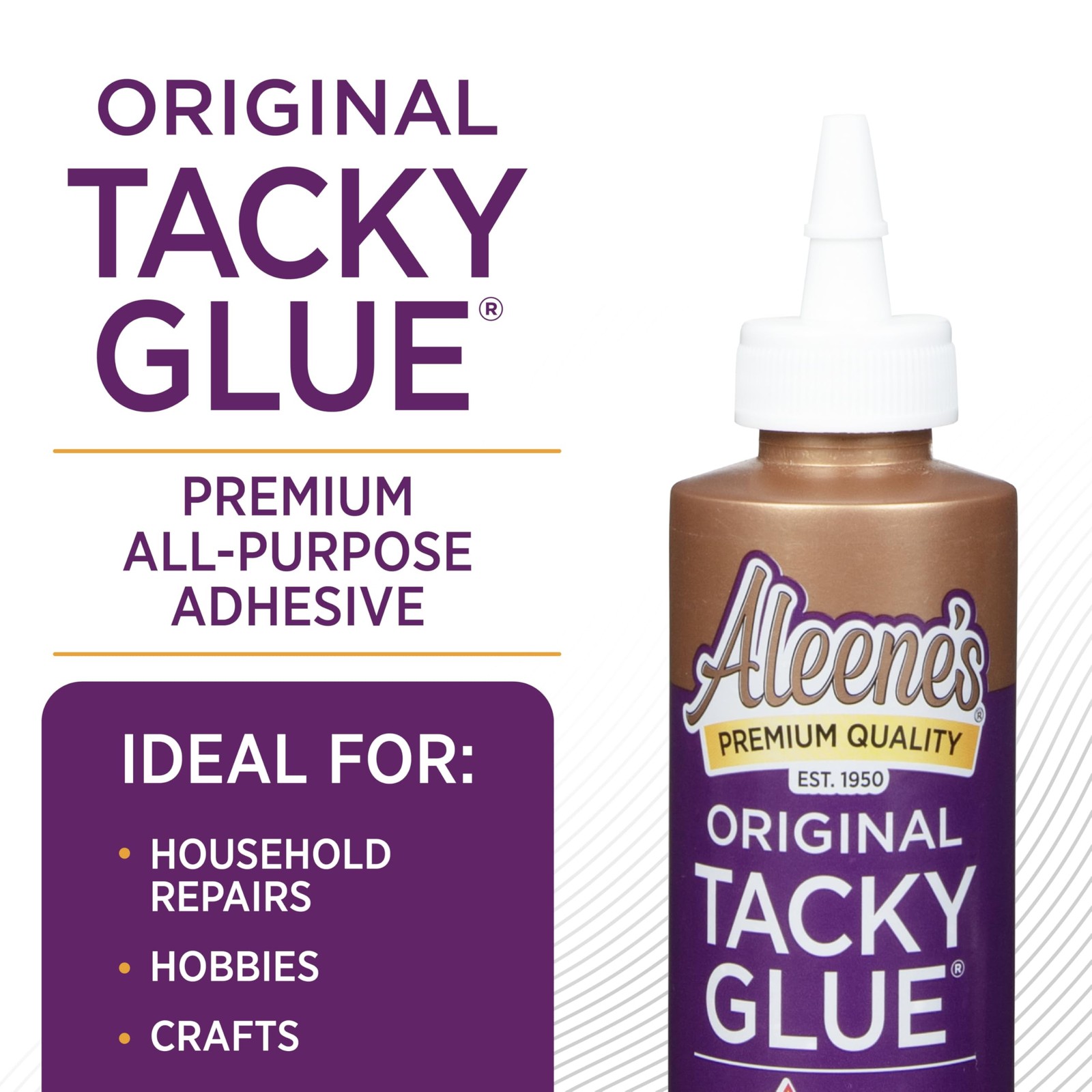 Aleene’s Original “Tacky” Glue-4 Ounce 4 fl oz – 1 Pack, White