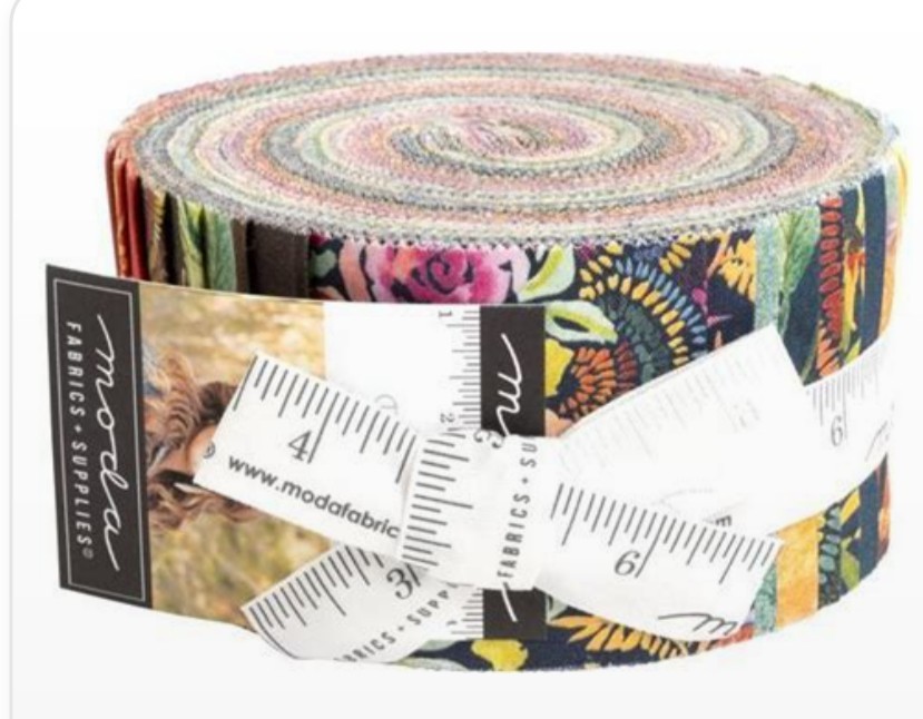 Moda Floribunda Jelly Roll Fabric (40) 2-1/2″ Strips by Create Joy Project