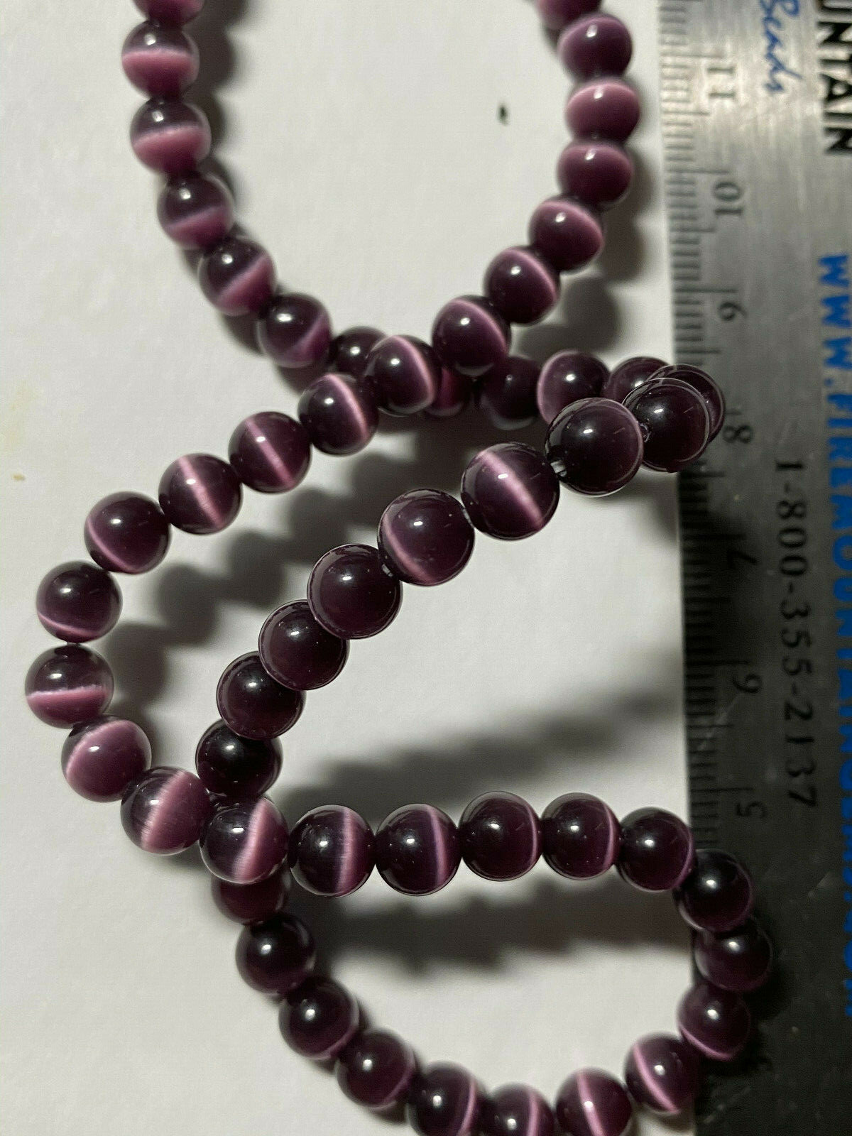 Fiber Optic Cats Eye Beads ****U PICK*** Fiber Optic Cats Eye Beads