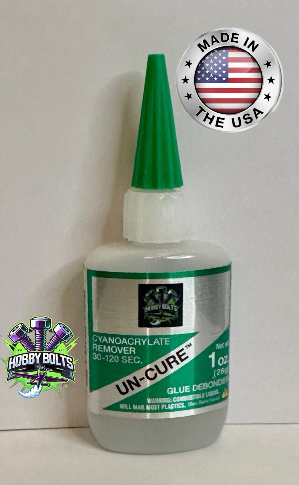 Bob Smith Industries BSI UN-CURE Debonder 1oz & INSTA-SET CA Accelerator 2oz
