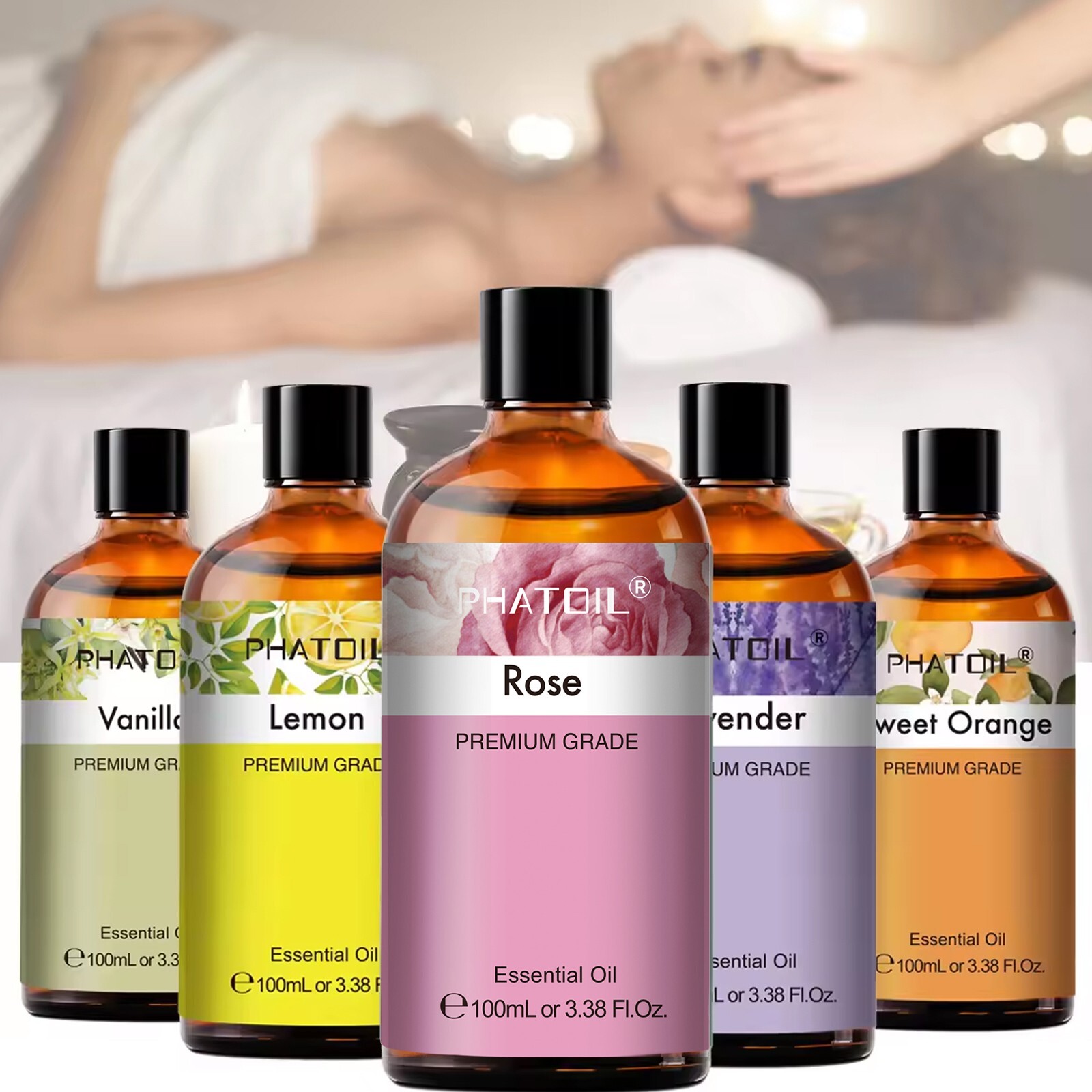 100 ML Essential Oils –100% Pure and Natural – Free Shipping -37 Fragrances Oil