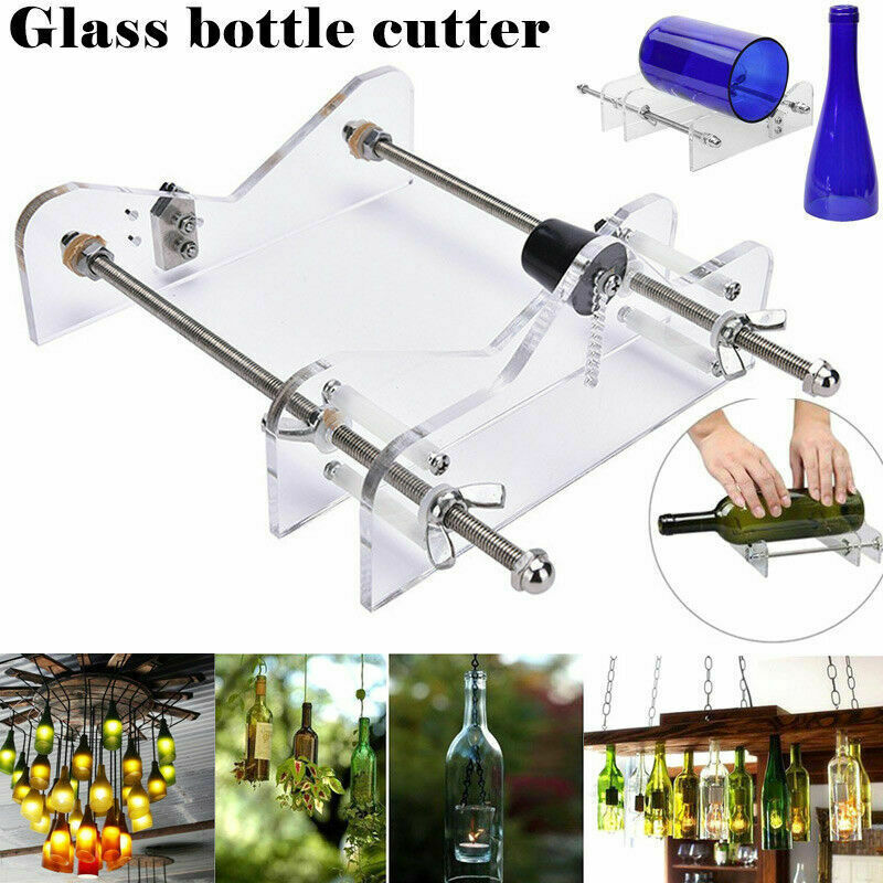 Glass Bottle Cutter Kit Beer Wine Jar DIY Cutting Machine Craft Recycle Tools US