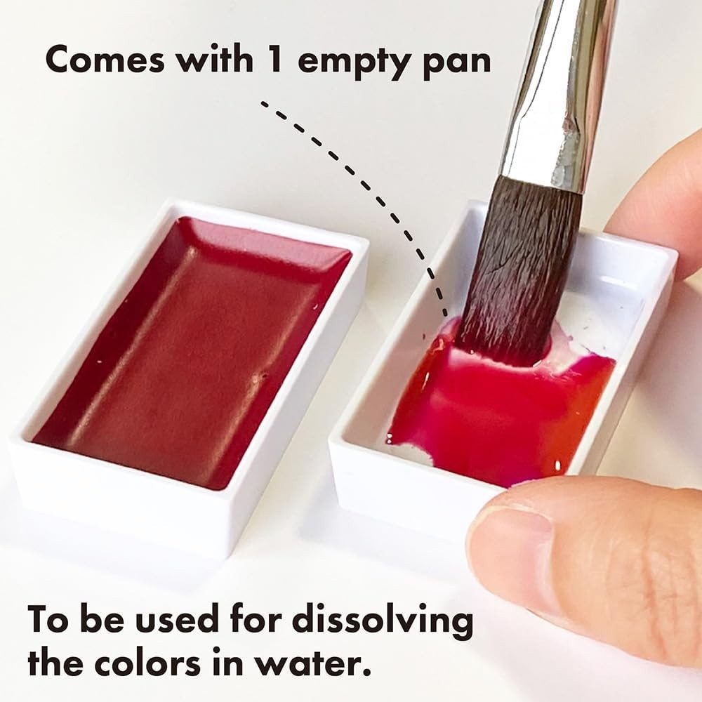 GANSAI TAMBI GRANULATING COLOR II 5 colors set, Watercolor Paint Set, Profess…