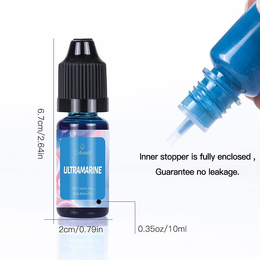 Candle Dye 20 Colors Liquid Candle Making Dye for DIY Candle Making Supplies Kit