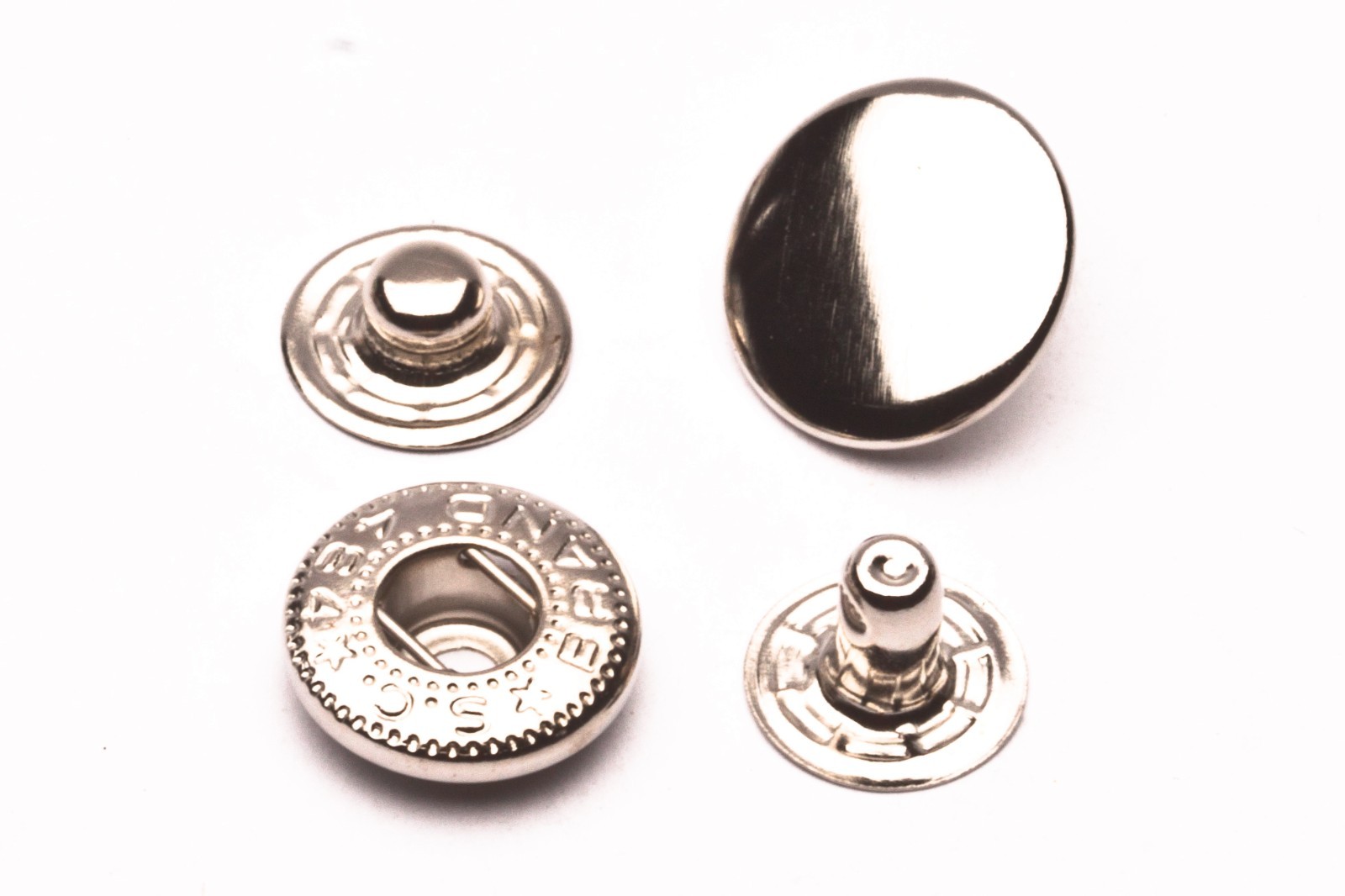 Metal Spring Snaps – CHOOSE COLOR (100 sets) or (24 sets) choose size usa sale