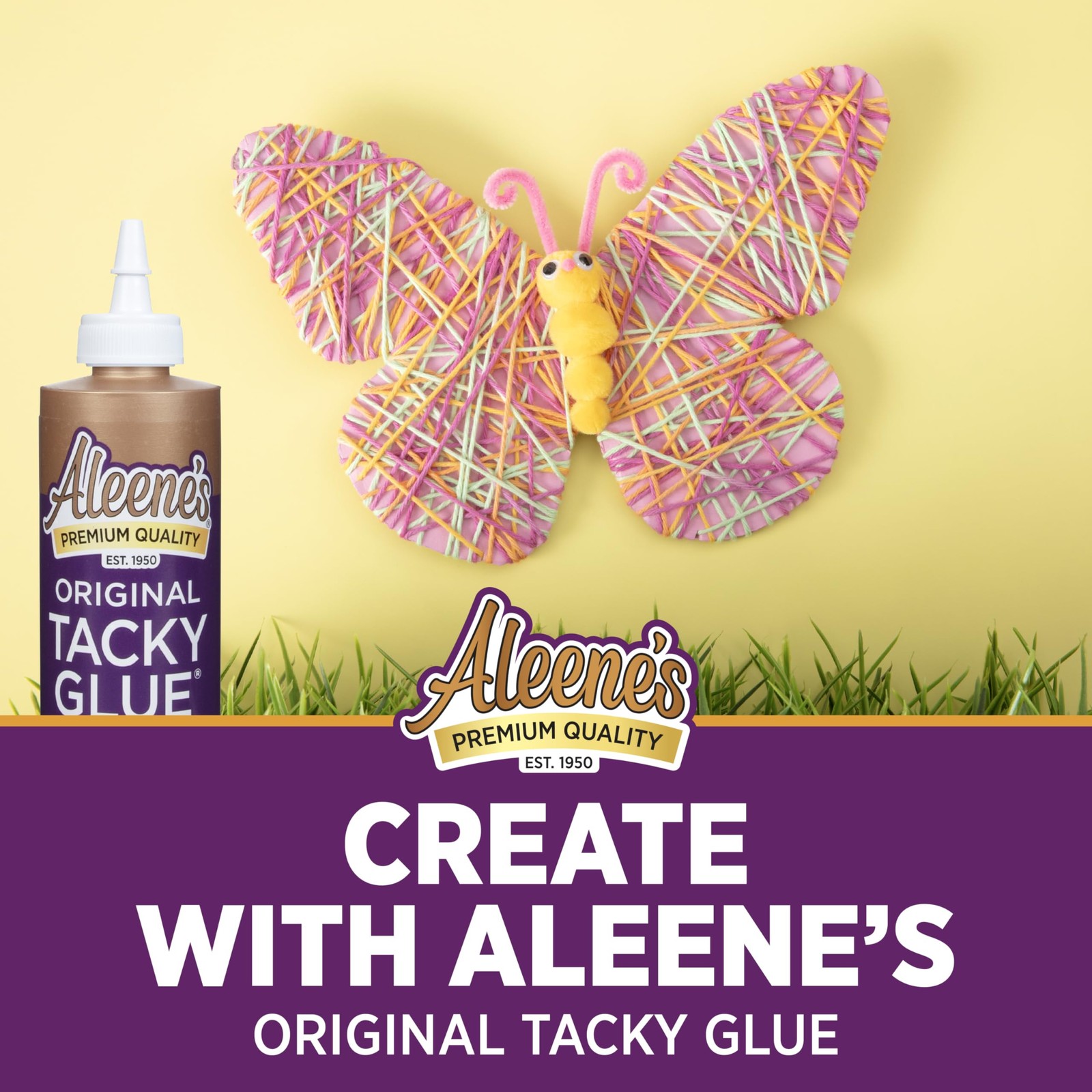 Aleene’s All Purpose Tacky Glue, 8-Ounce, Clear (15599) 8oz,