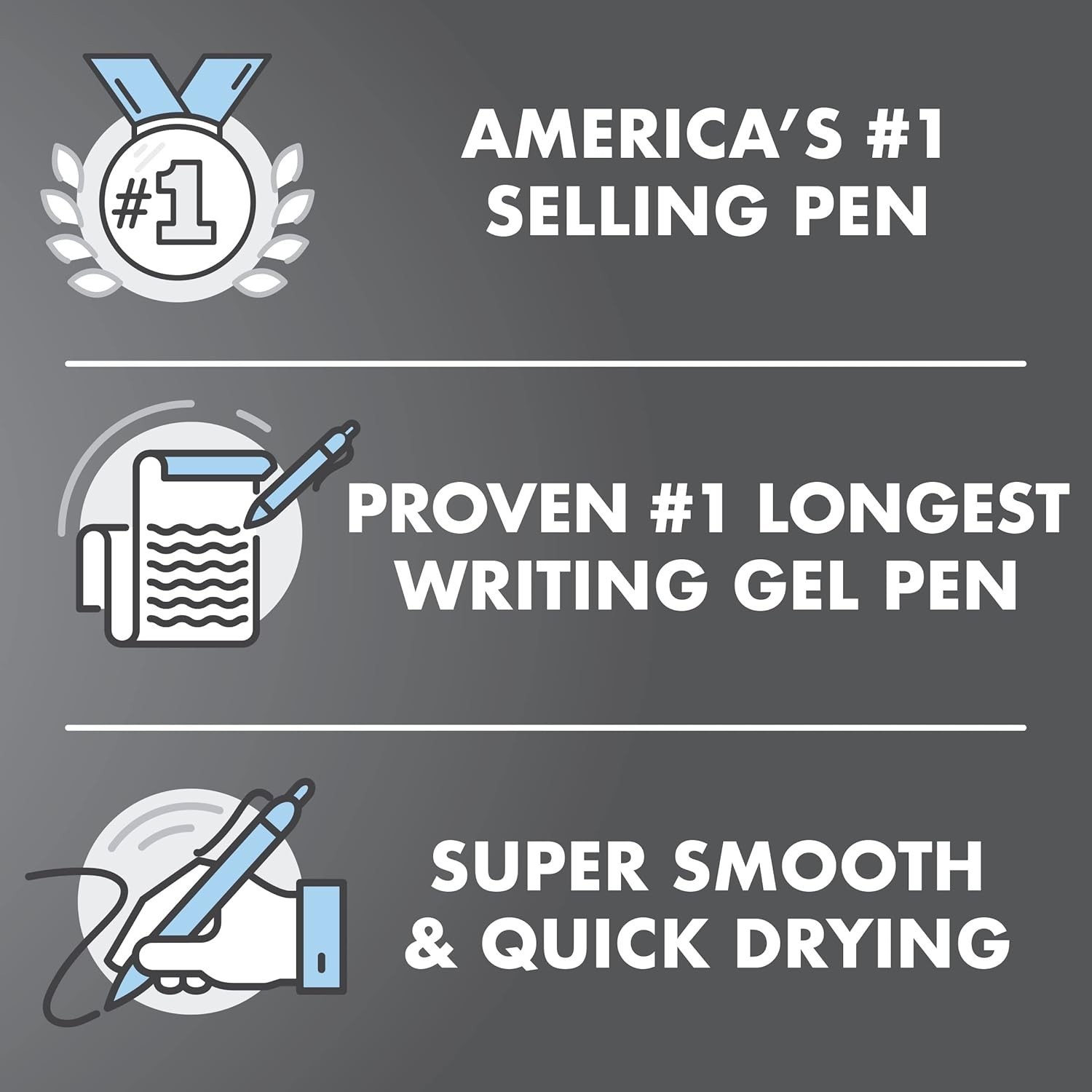 PILOT Pen G2 Gel Ink Refills For Rolling Ball Pens, Bold Point, 1.0mm, Black …