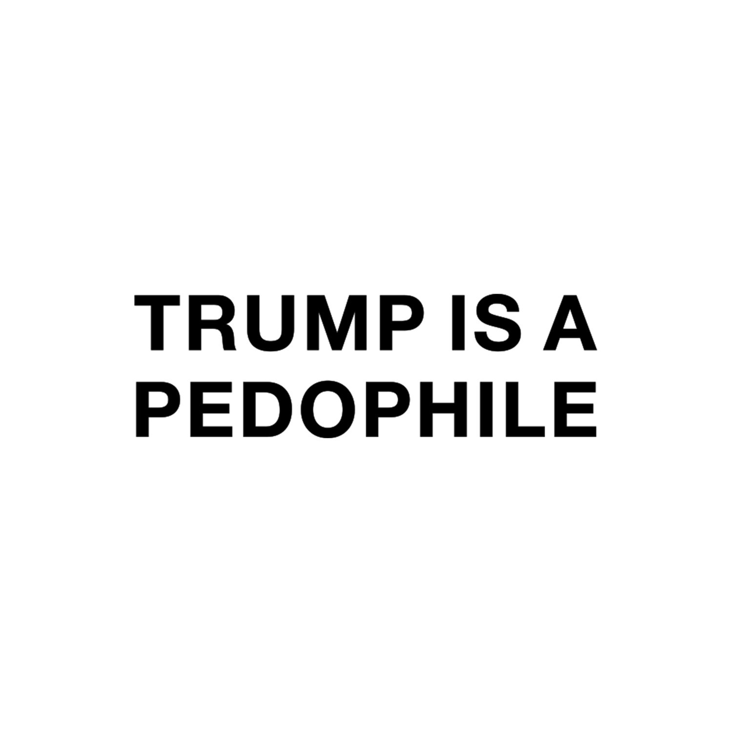 Self Inking Text Stamp 1″ x 2.5″ Bold Message Rubber Stamp Trump Is A Pedophile